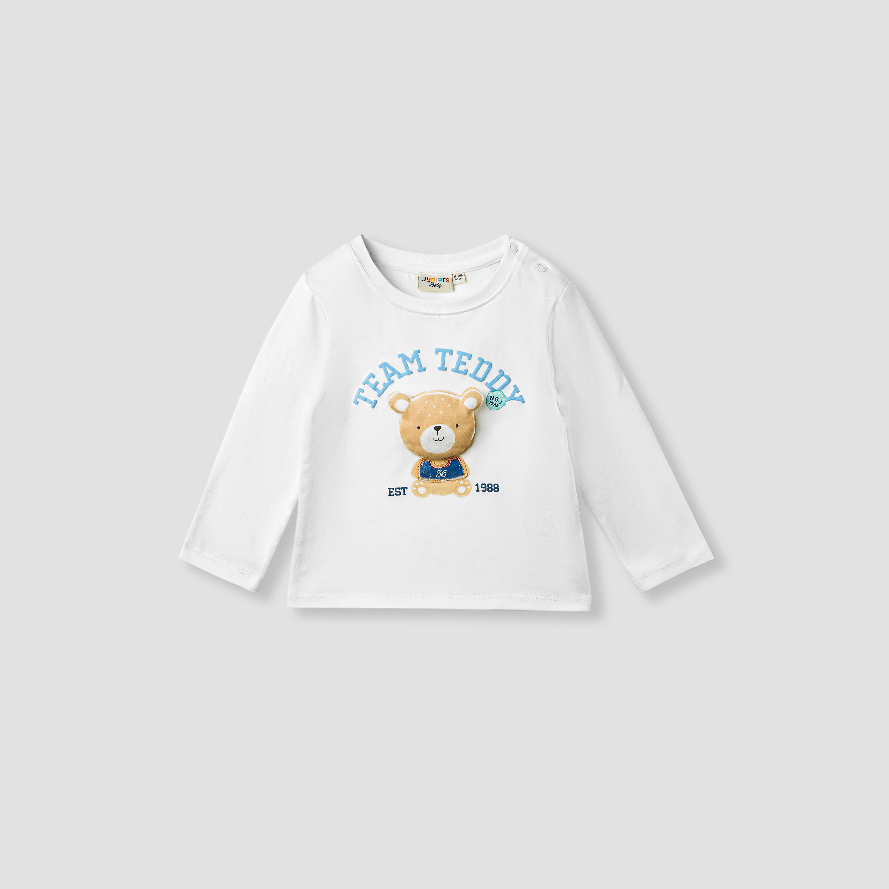 طقم تيشيرت وبنطلون رياضي 3 قطع بطبعات من جونيورز-baby-boys-clothing-setsandcoords-image-2