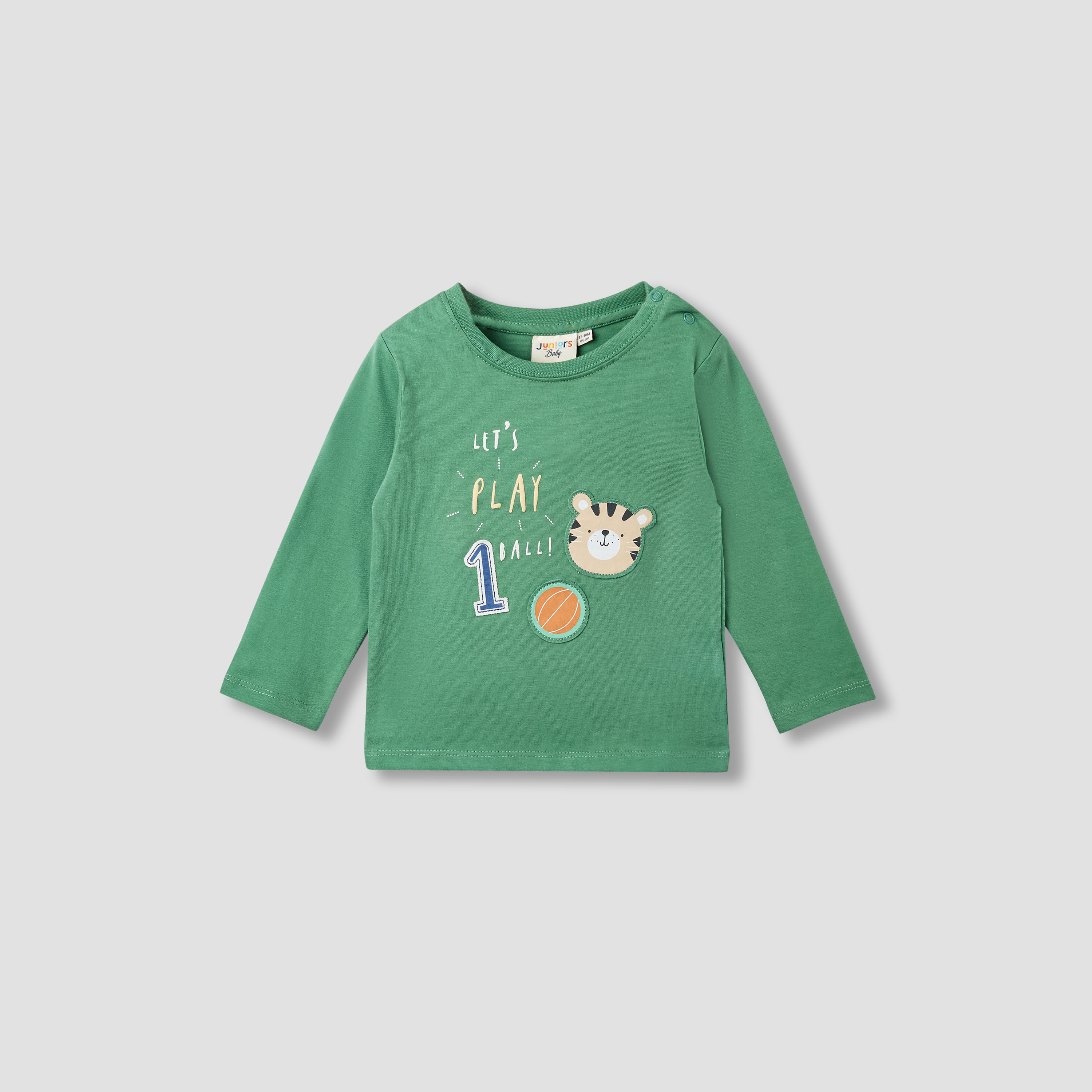 طقم تيشيرت وبنطلون رياضي 3 قطع بطبعات من جونيورز-baby-boys-clothing-setsandcoords-image-3