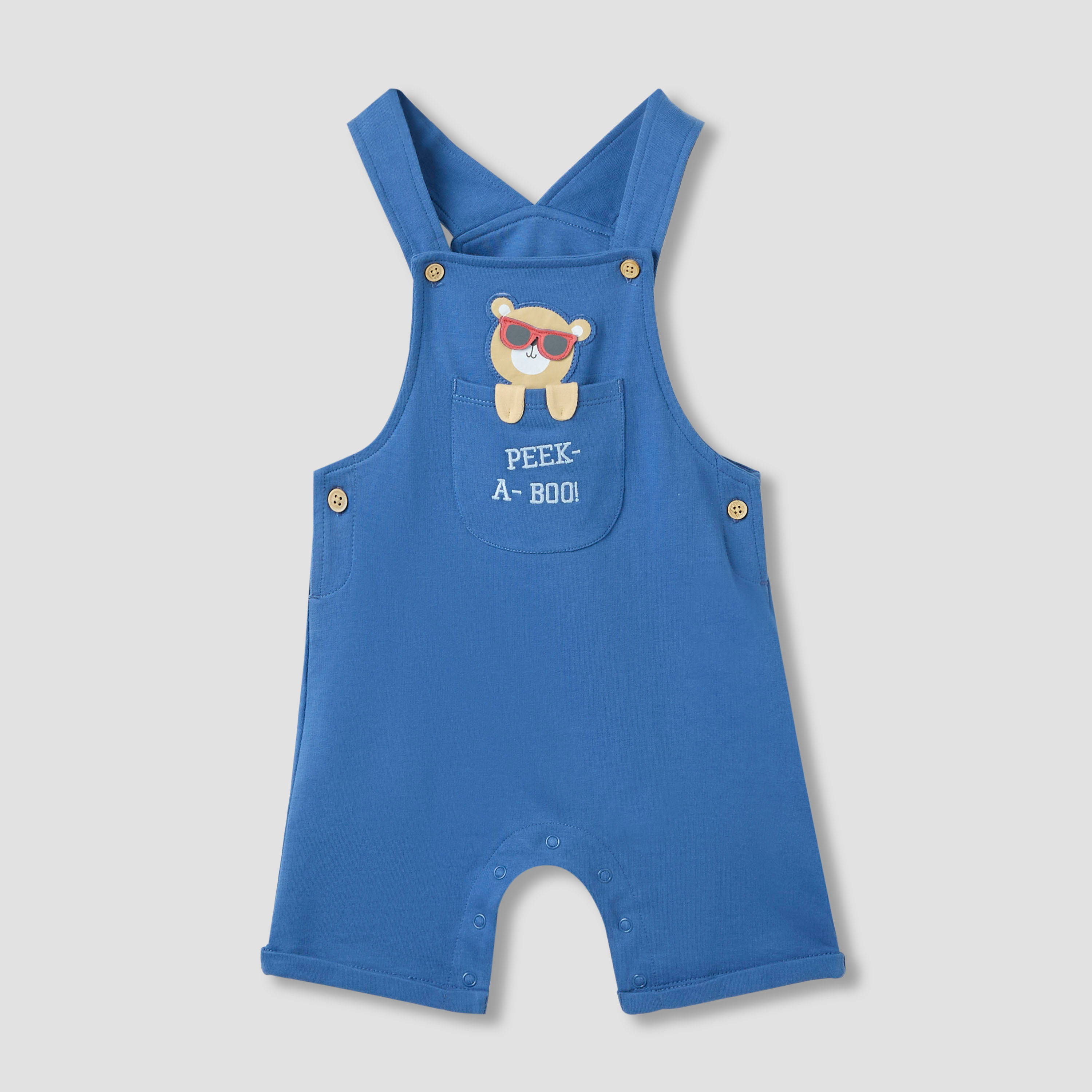 طقم دنغري وتيشيرت مخطط من جونيورز-baby-boys-clothing-setsandcoords-image-2