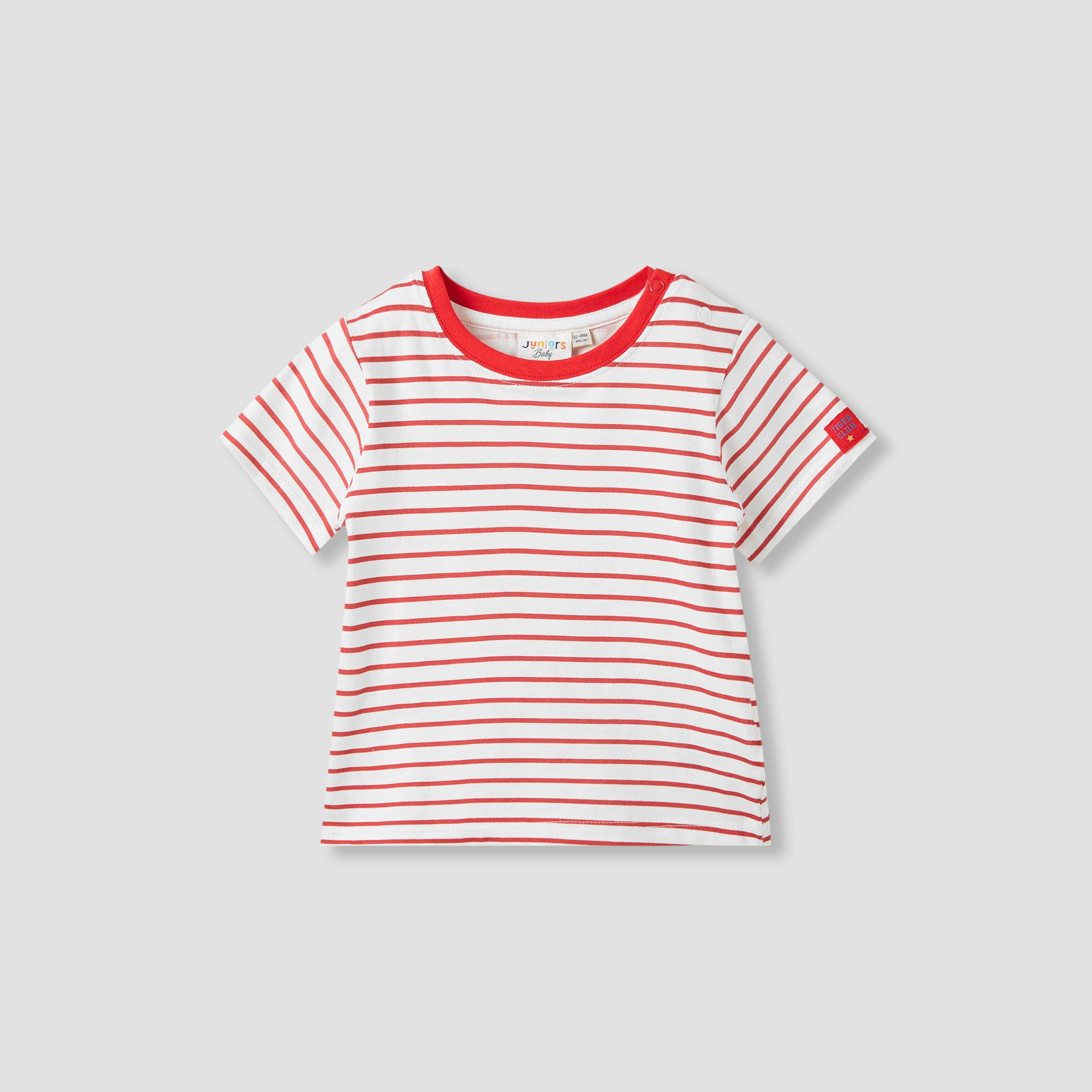 طقم دنغري وتيشيرت مخطط من جونيورز-baby-boys-clothing-setsandcoords-image-3