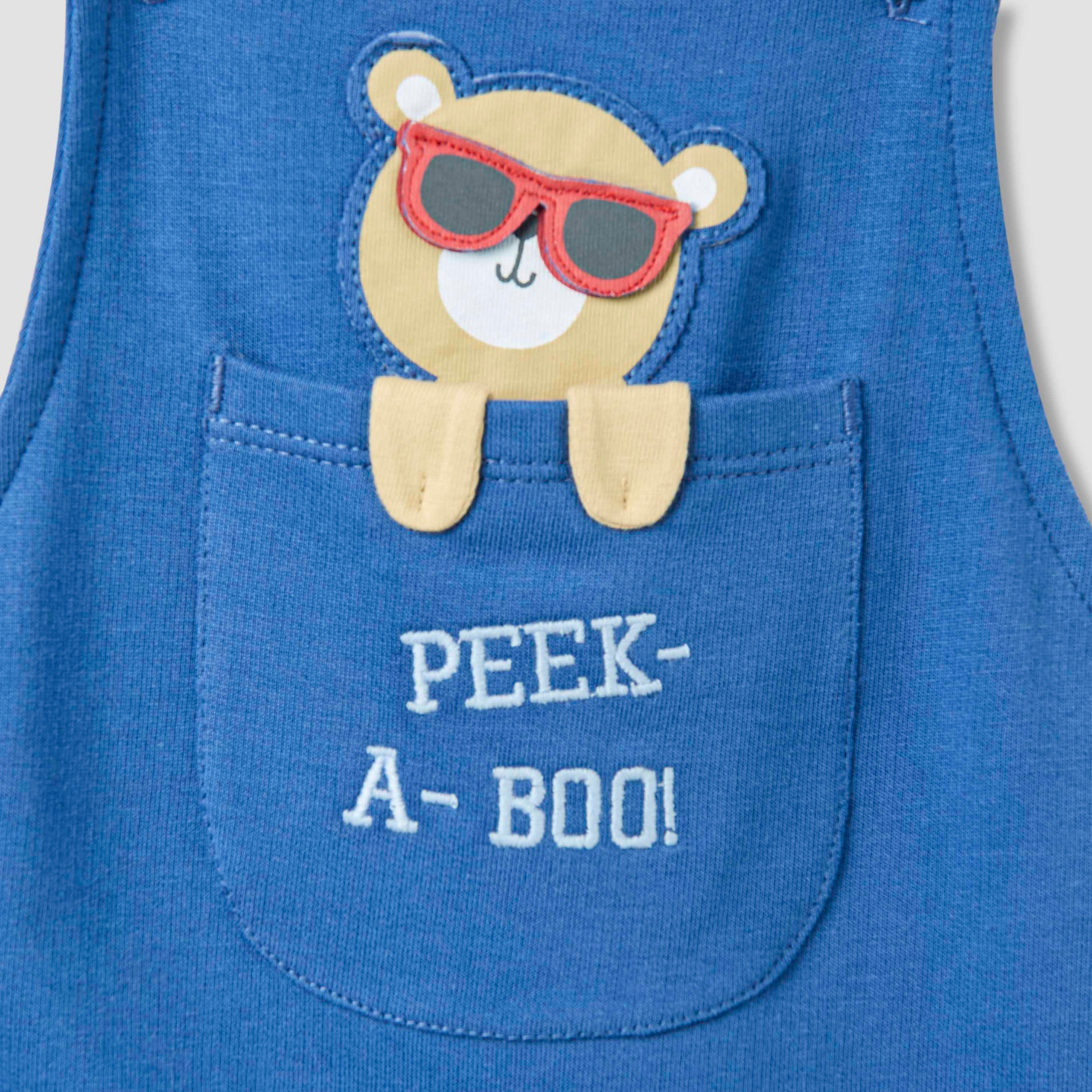 طقم دنغري وتيشيرت مخطط من جونيورز-baby-boys-clothing-setsandcoords-image-5