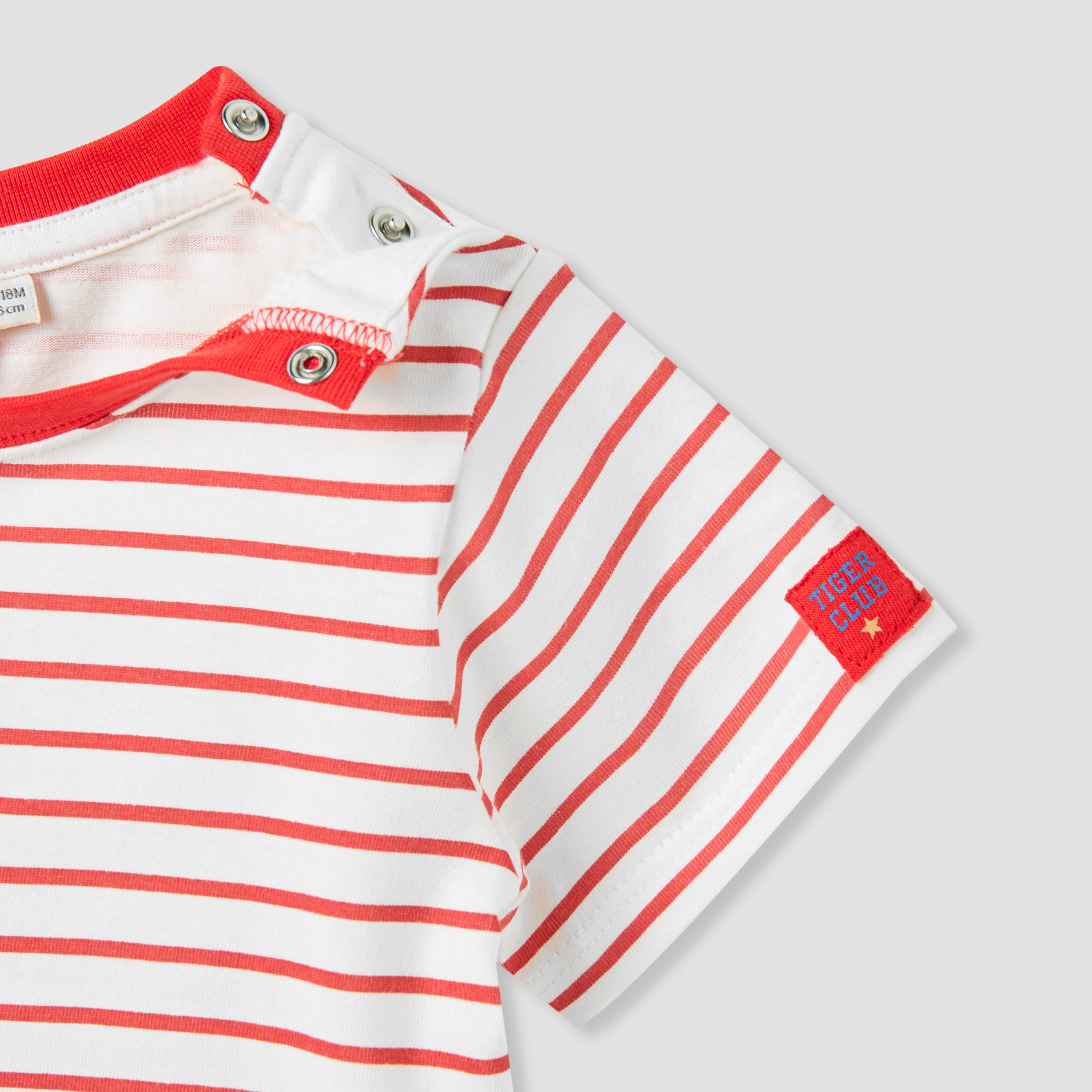 طقم دنغري وتيشيرت مخطط من جونيورز-baby-boys-clothing-setsandcoords-image-7