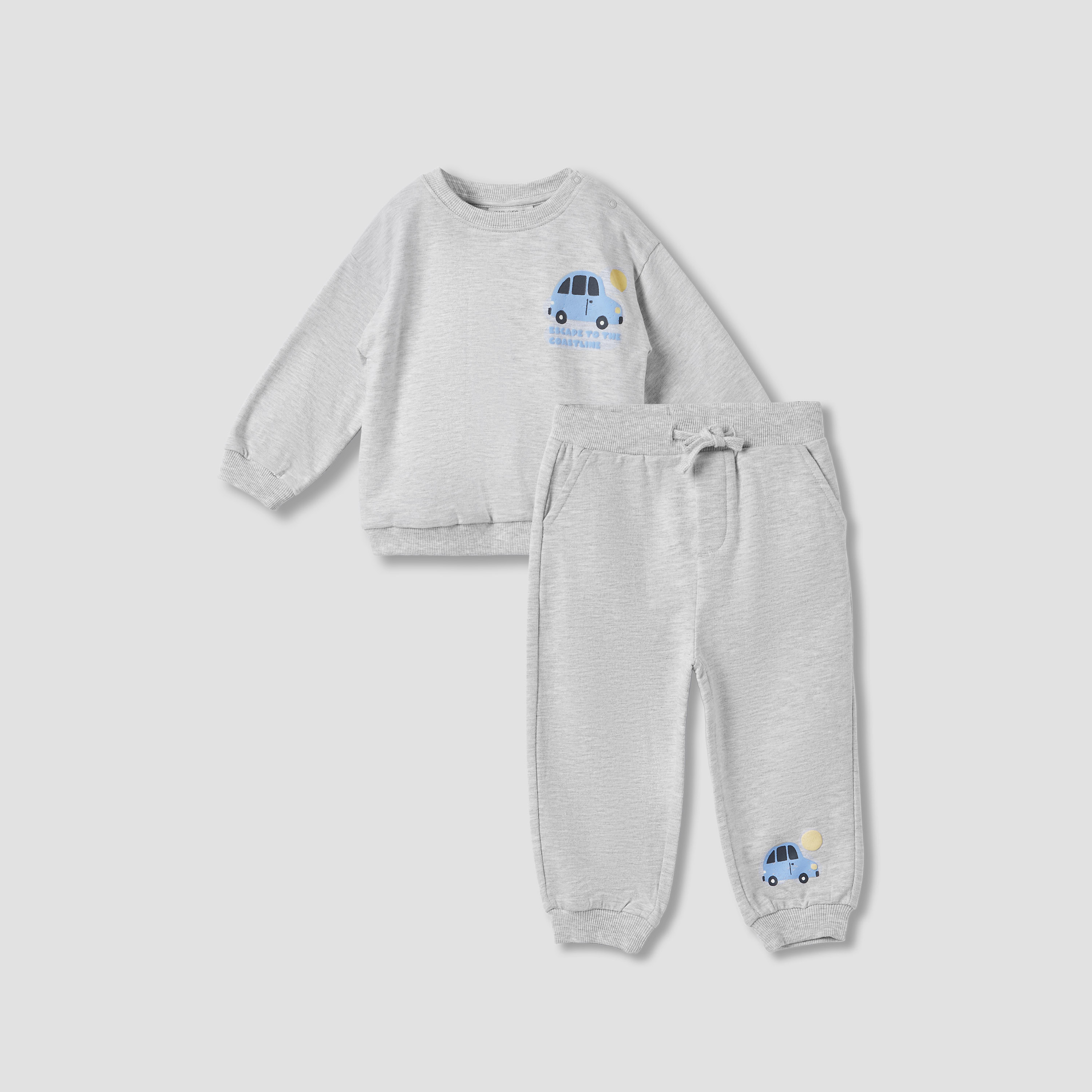 Juniors 2-Piece Graphic Print Sweatshirt and Joggers Set-baby-boys-clothing-winterwear-setsandcoords-image-1