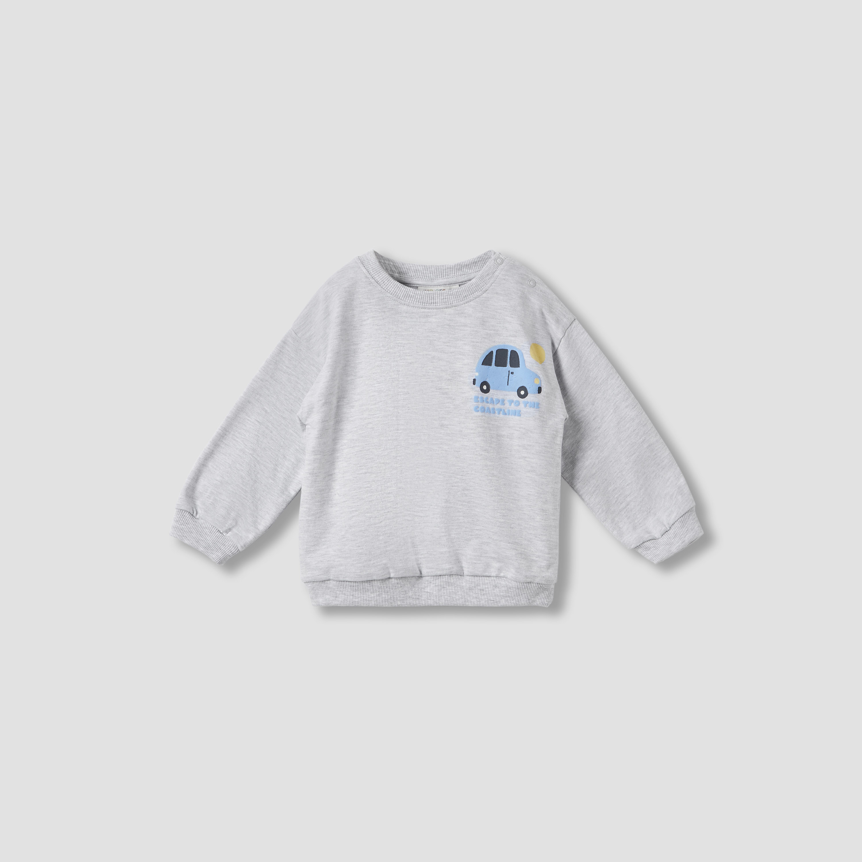 Juniors 2-Piece Graphic Print Sweatshirt and Joggers Set-baby-boys-clothing-winterwear-setsandcoords-image-2