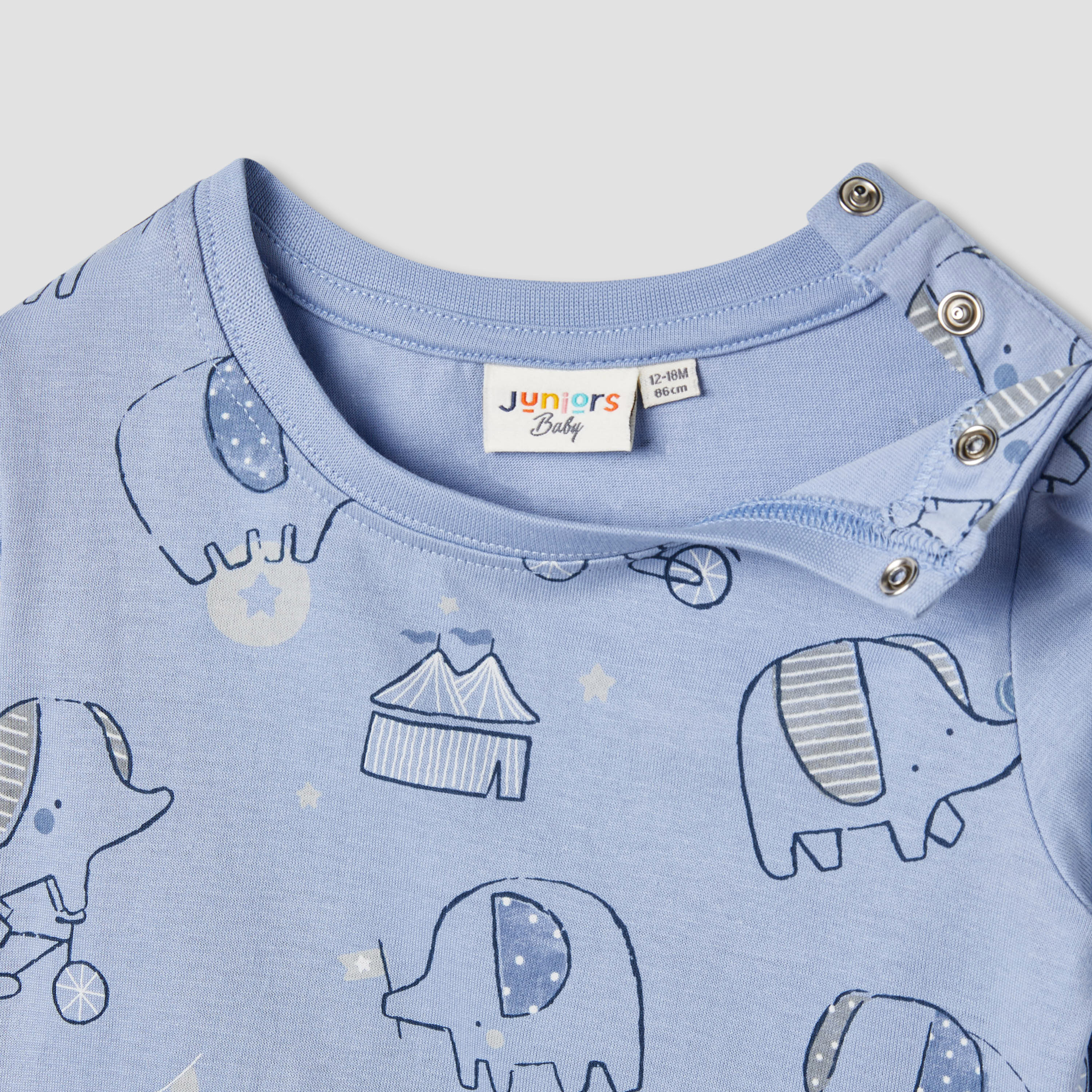 Juniors 3-Piece Elephant Print T-shirts and Joggers Set-baby-boys-clothing-setsandcoords-image-6