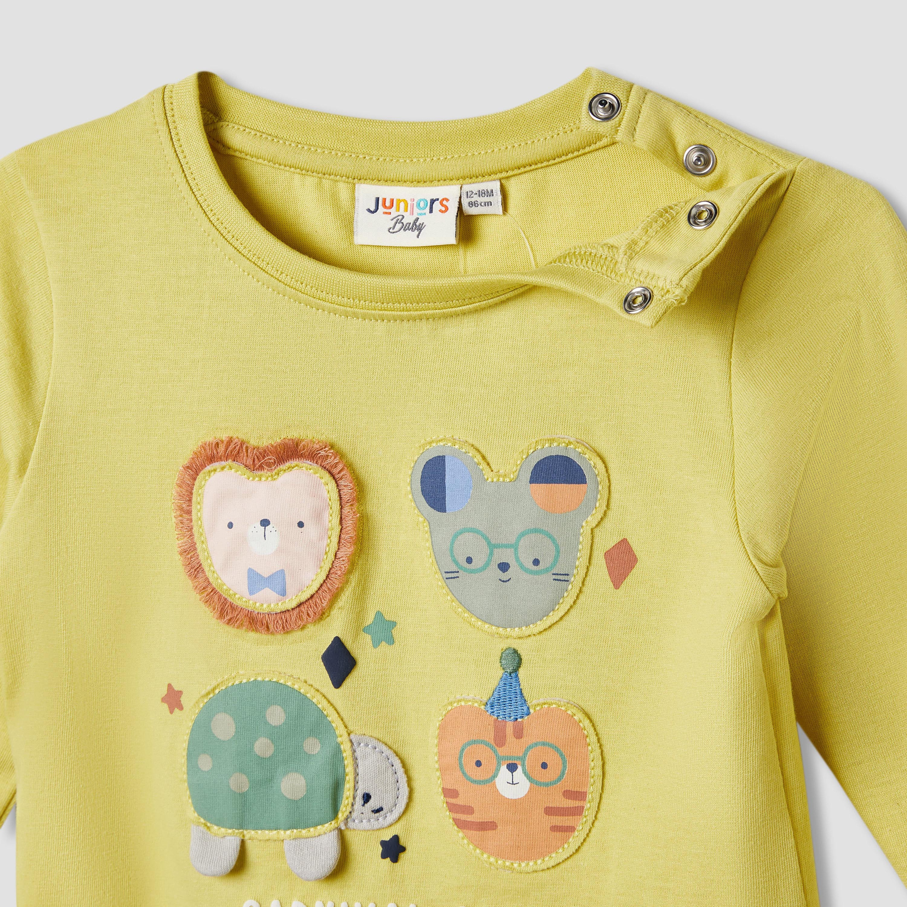 Juniors 3-Piece Applique T-shirt and Joggers Set-baby-boys-clothing-setsandcoords-image-5