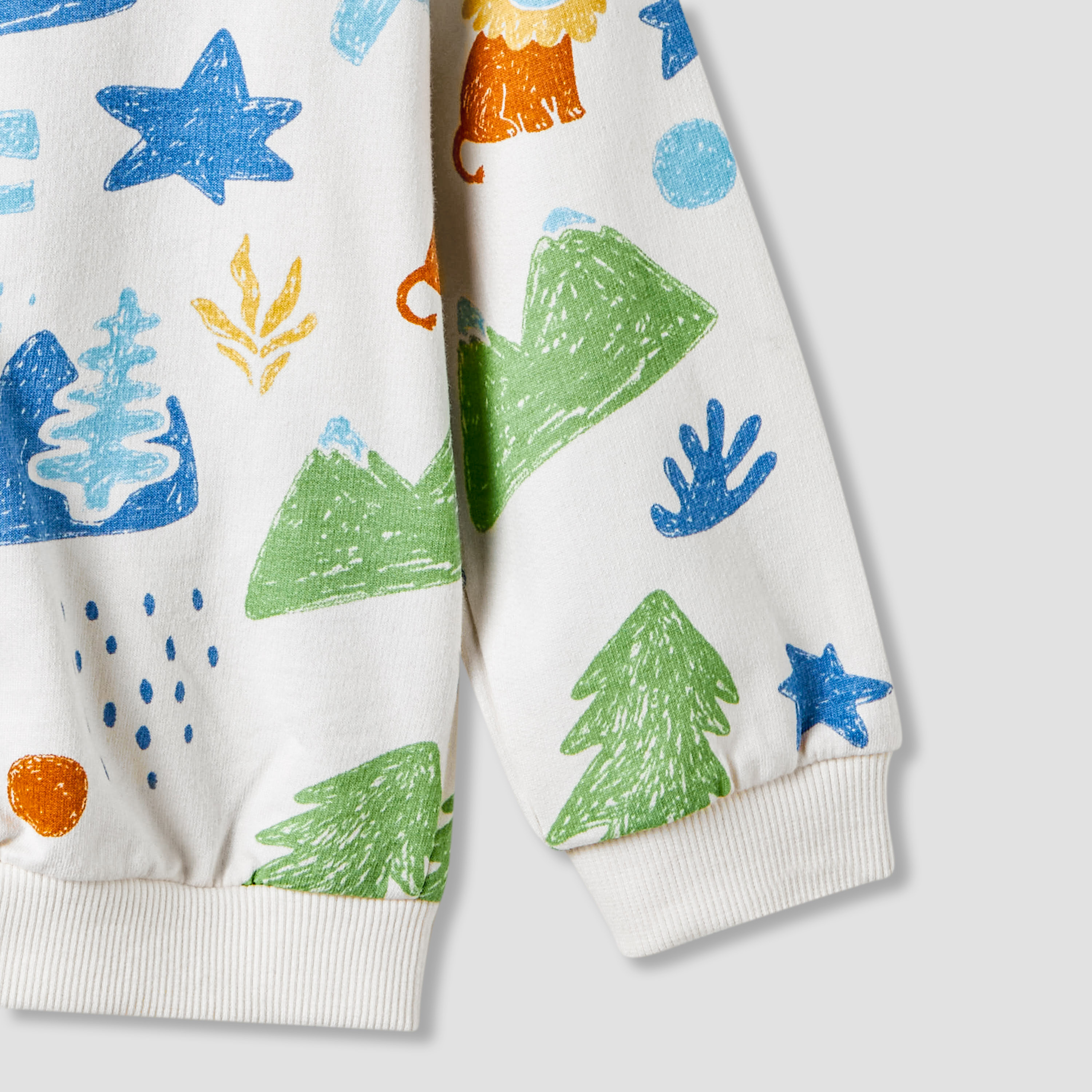 Juniors Abstract Print Hooded Sweatshirt and Joggers Set-baby-boys-clothing-setsandcoords-image-4