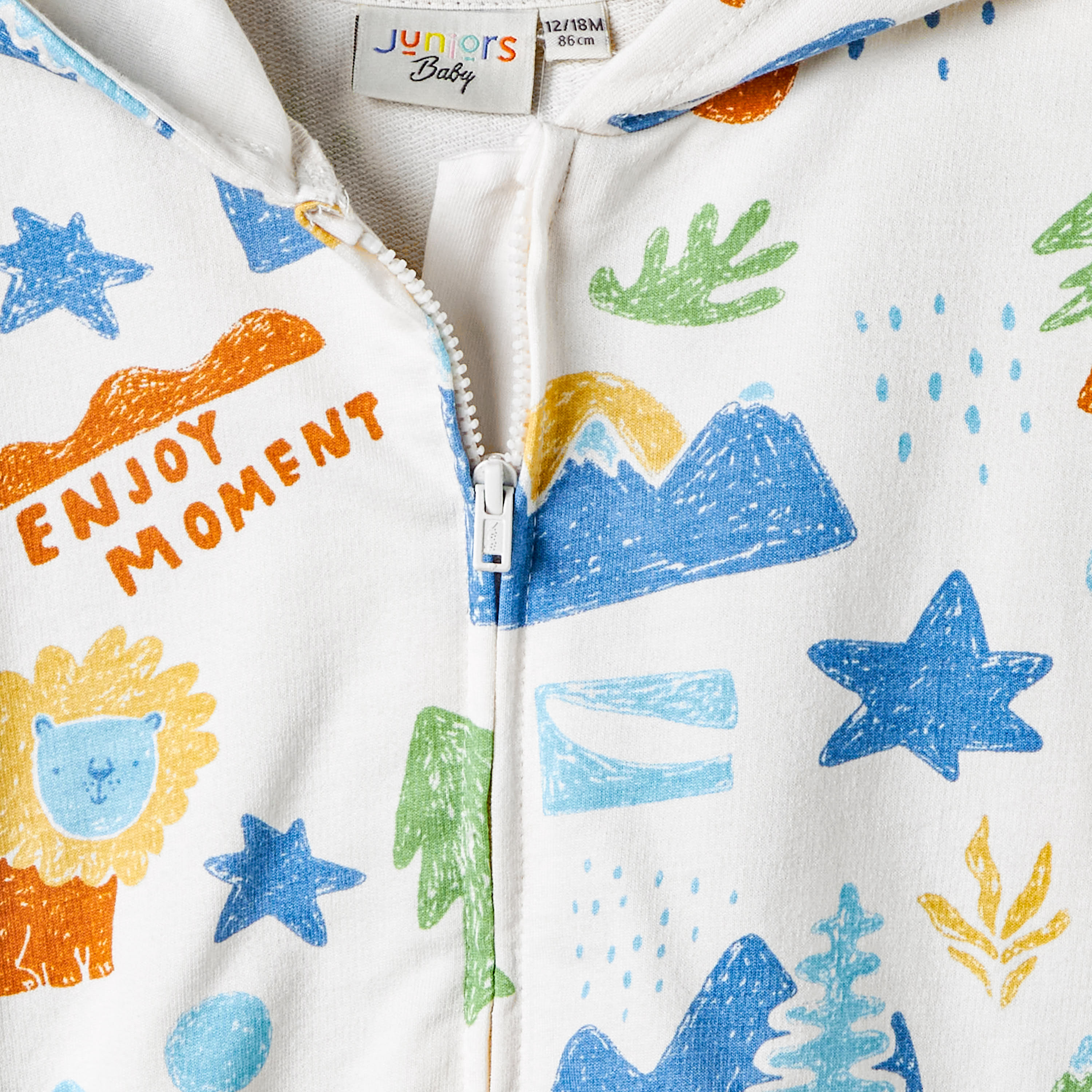 Juniors Abstract Print Hooded Sweatshirt and Joggers Set-baby-boys-clothing-setsandcoords-image-5