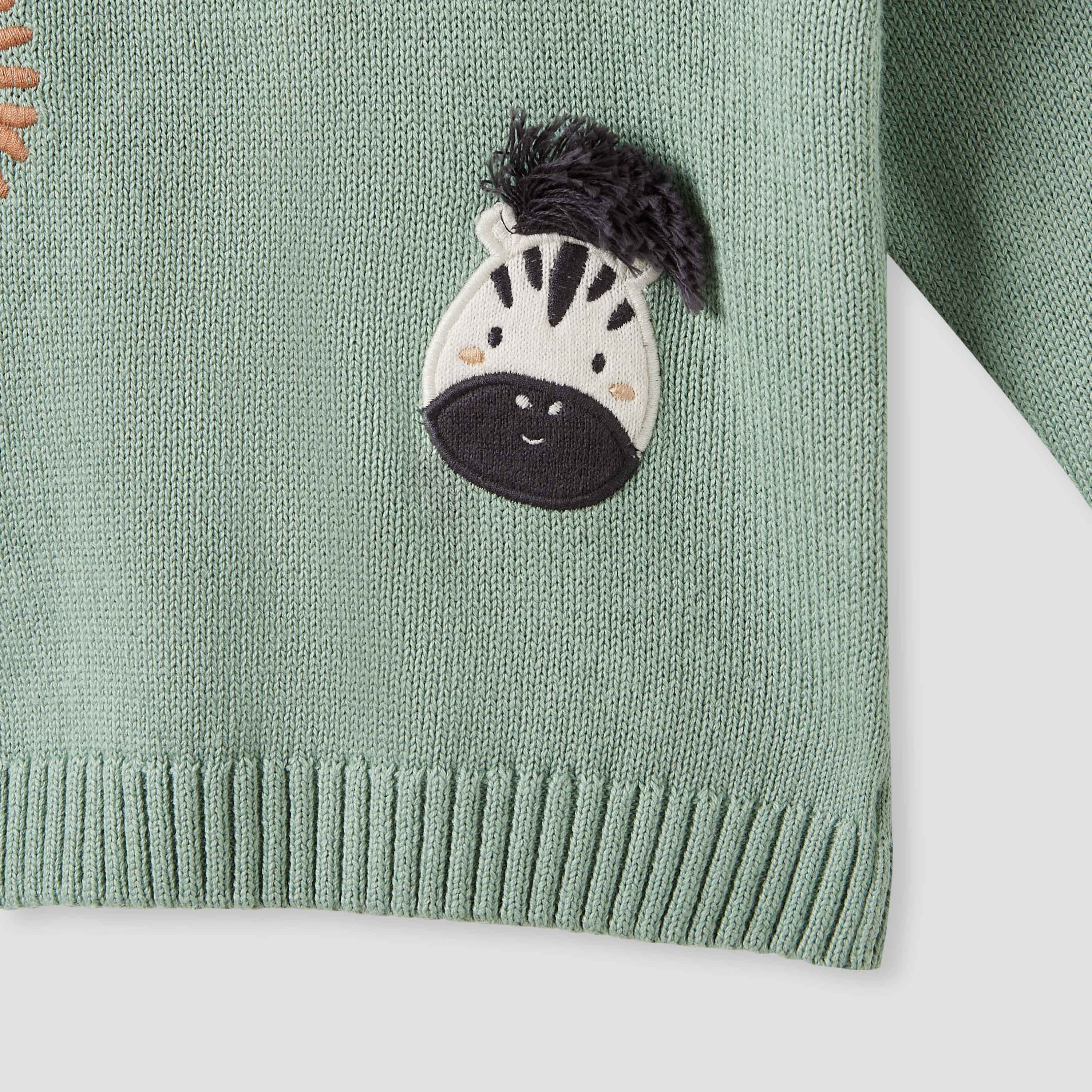 Juniors Animal Applique Sweater and Joggers Set-baby-boys-clothing-winterwear-setsandcoords-image-5