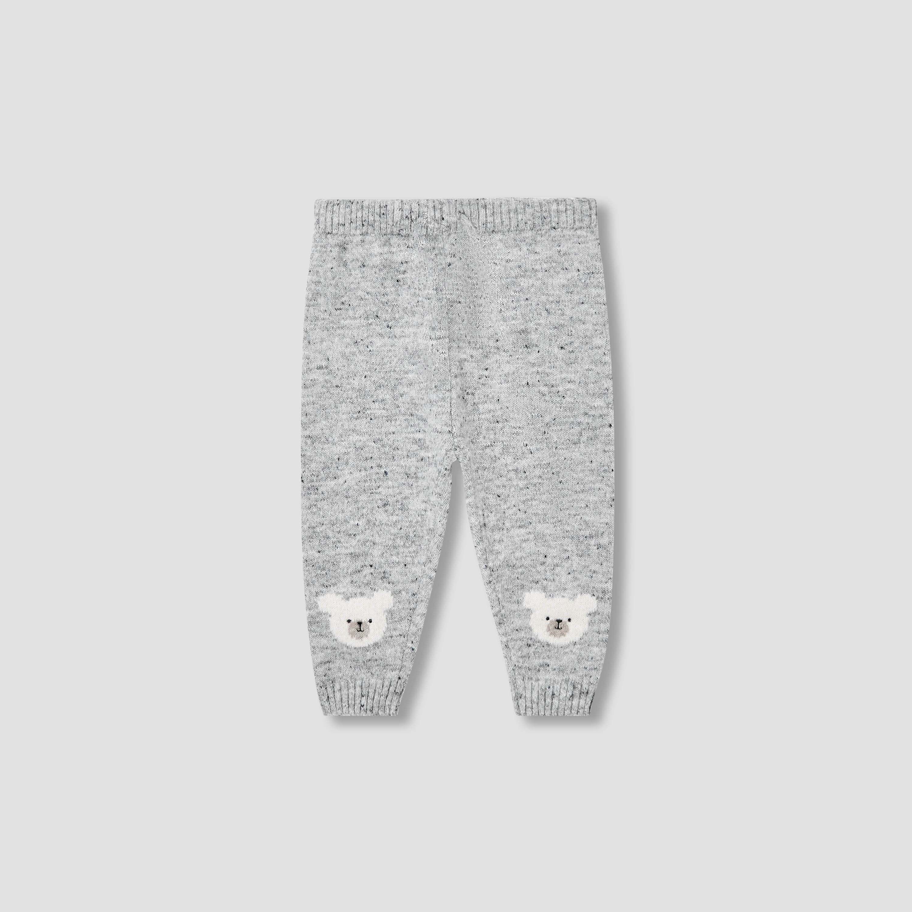 Juniors Boys Sweater and Pants Set with Teddy Print - Polyester Blend - Long Sleeves - Round Neck-baby-boys-clothing-winterwear-setsandcoords-image-3