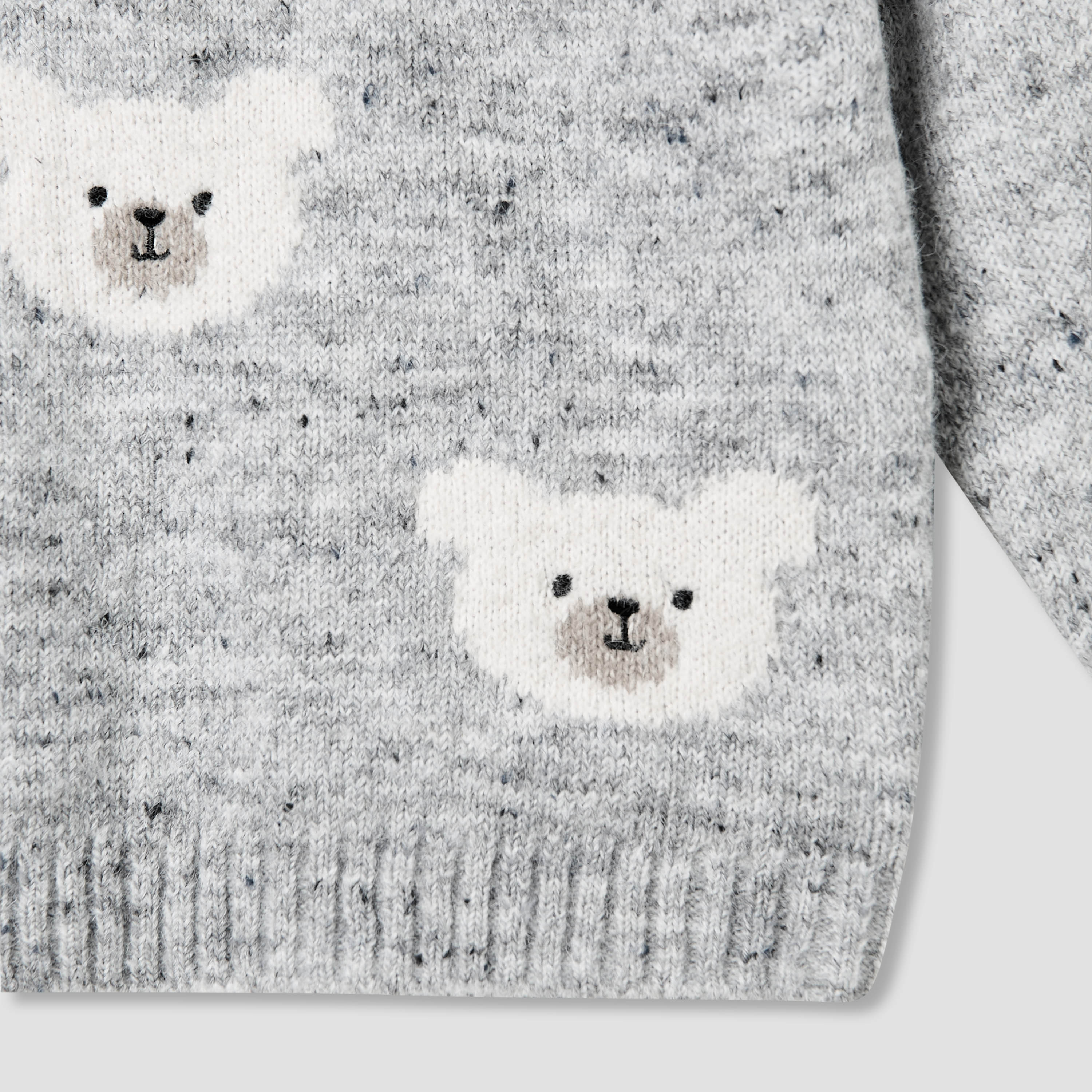 Juniors Boys Sweater and Pants Set with Teddy Print - Polyester Blend - Long Sleeves - Round Neck-baby-boys-clothing-winterwear-setsandcoords-image-5