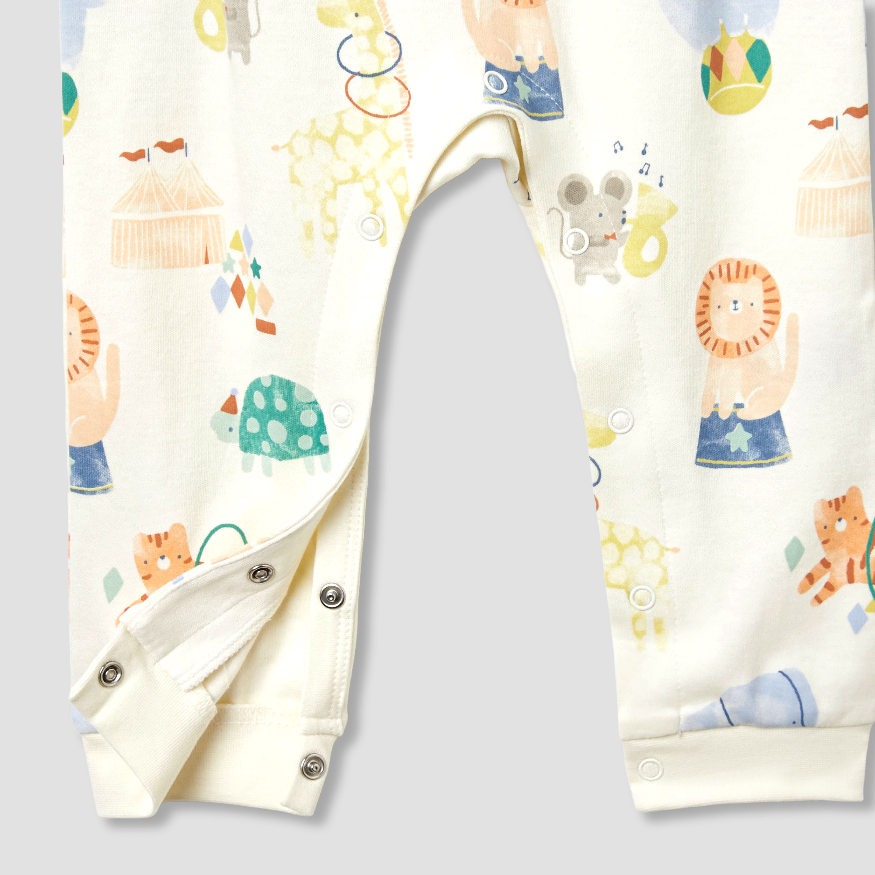 Juniors Printed Sleepsuit with Long Sleeves - Set of 2-baby-boys-clothing-rompers-image-5