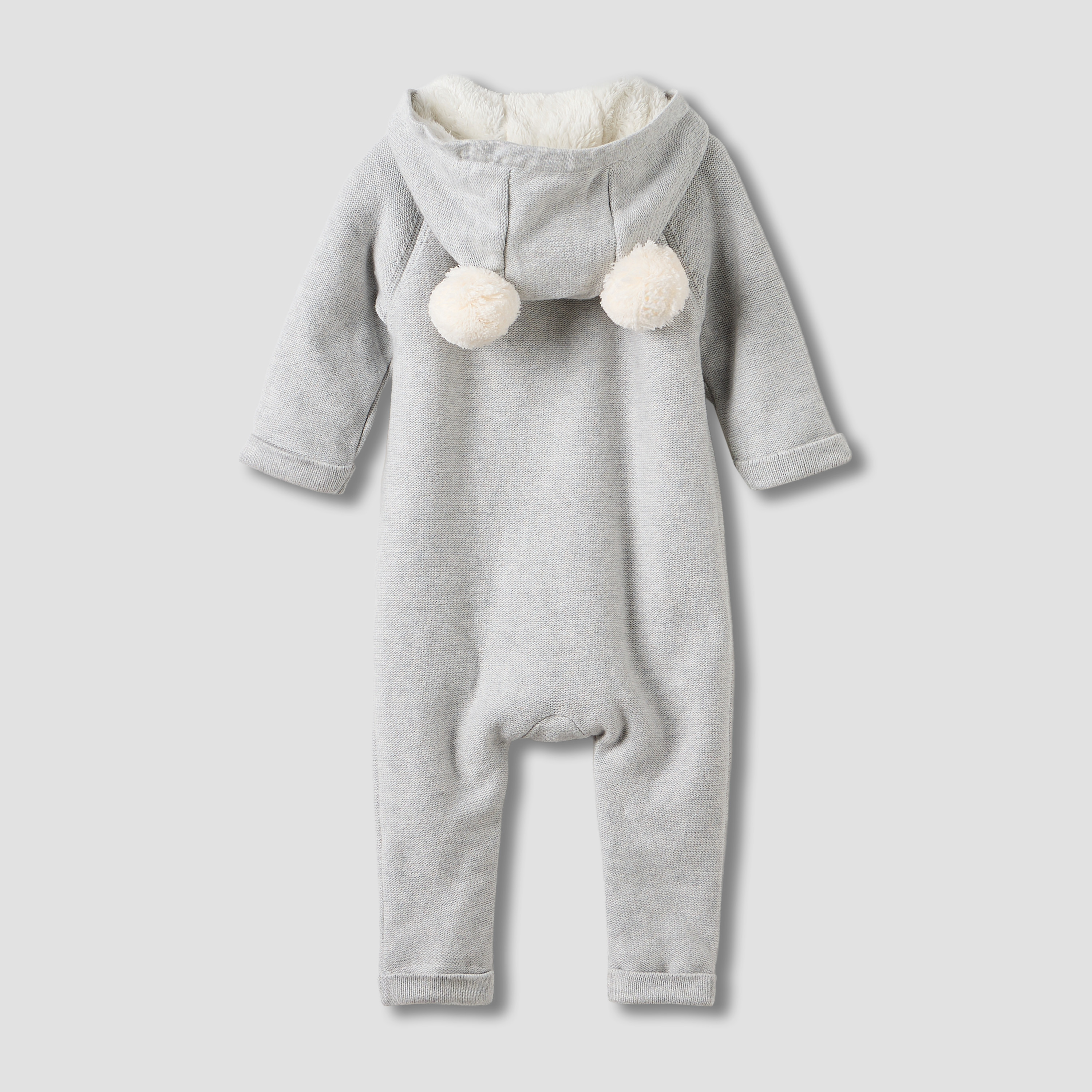 أفرول سادة بأكمام طويلة وقبعة من جونيورز-baby-boys-clothing-rompers-image-4