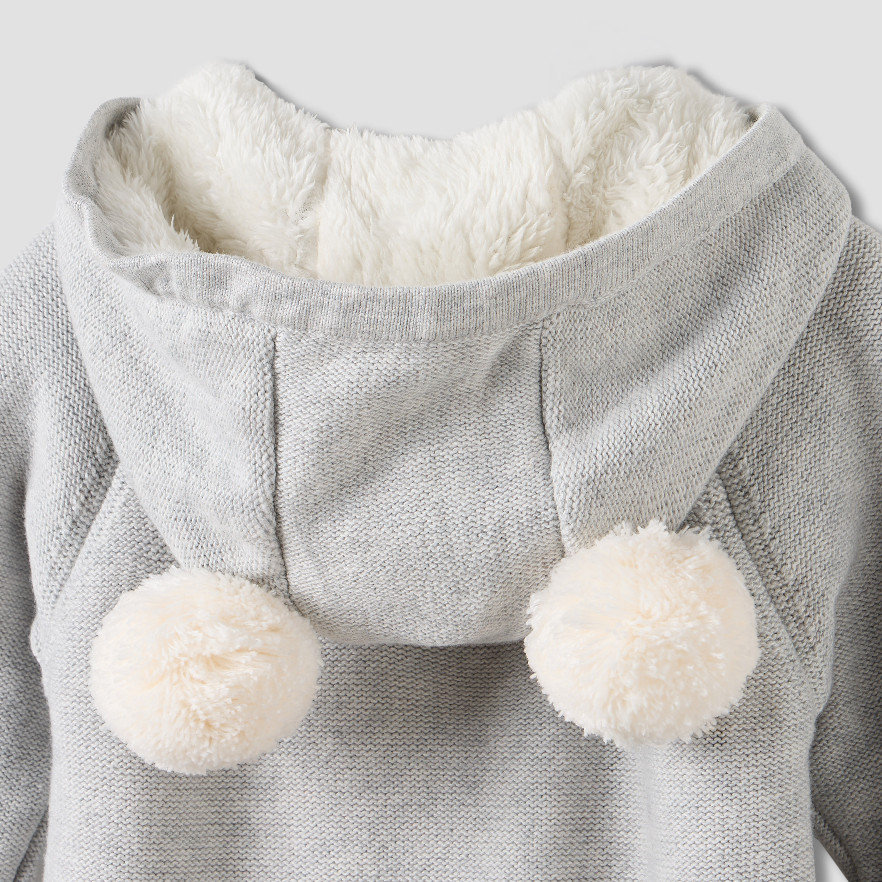 أفرول سادة بأكمام طويلة وقبعة من جونيورز-baby-boys-clothing-rompers-image-1