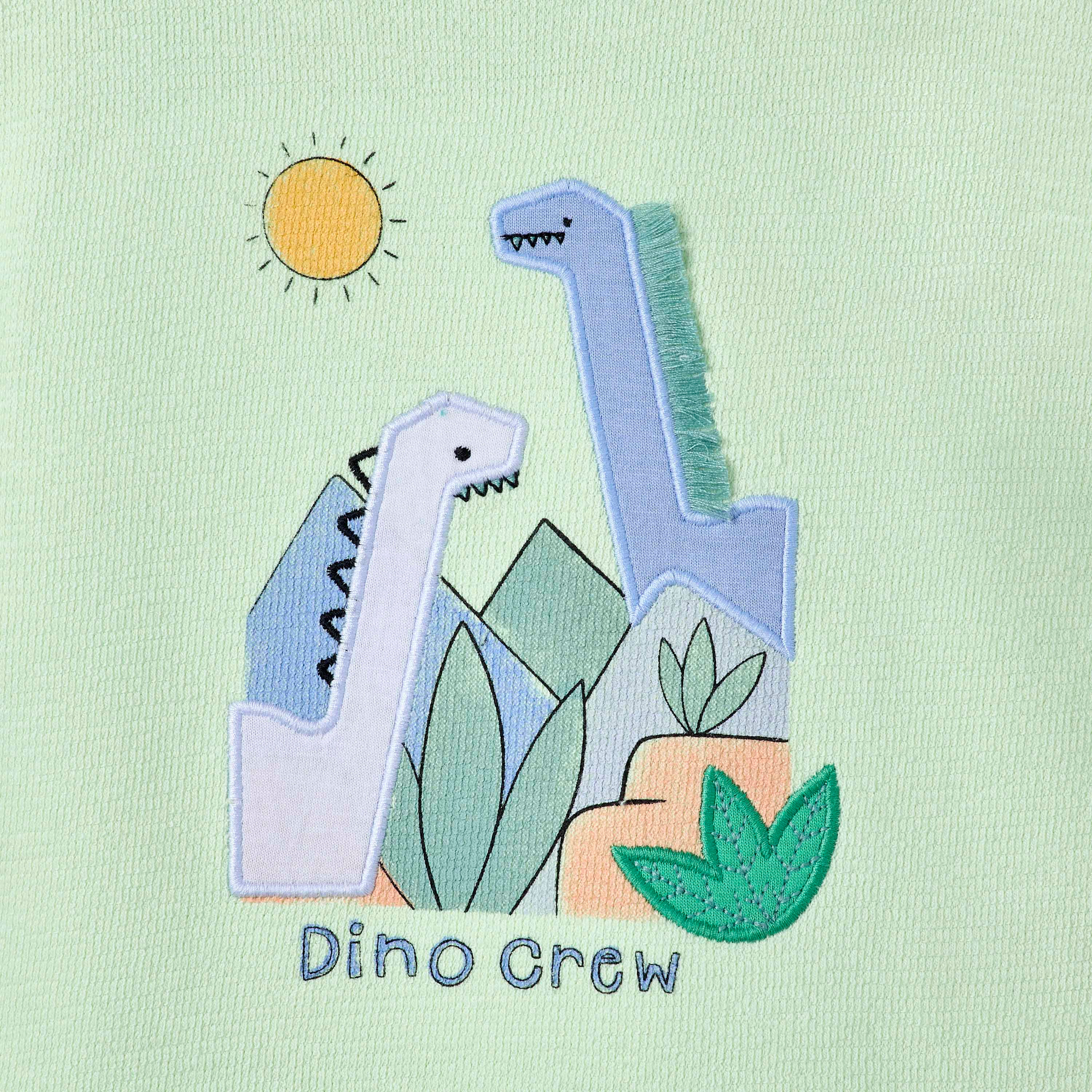 Juniors Dinosaur Applique T-shirt with Short Sleeves-baby-boys-clothing-tshirtsandpolos-image-3