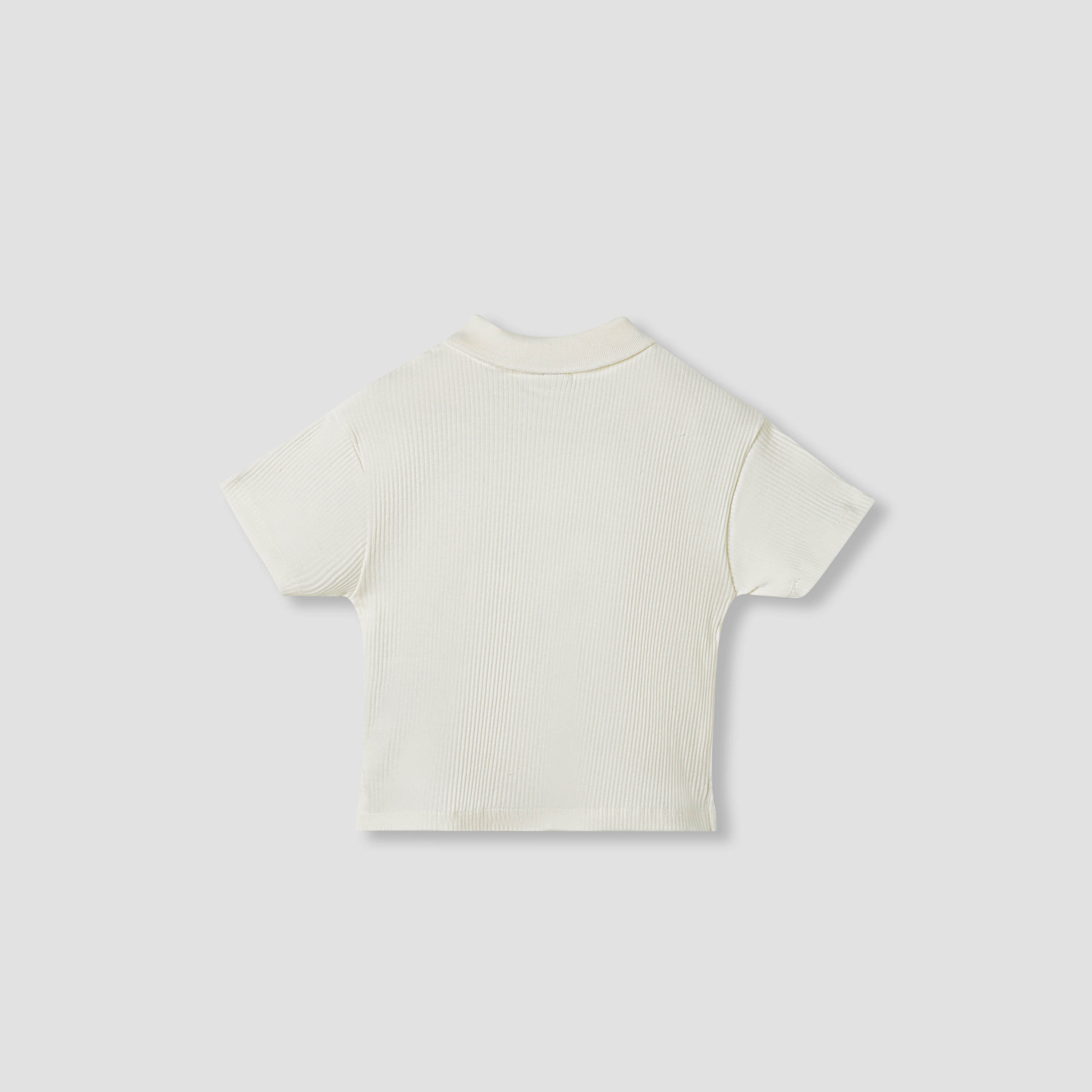 Juniors Textured Polo T-shirt with Short Sleeves-baby-boys-clothing-tshirtsandpolos-image-2