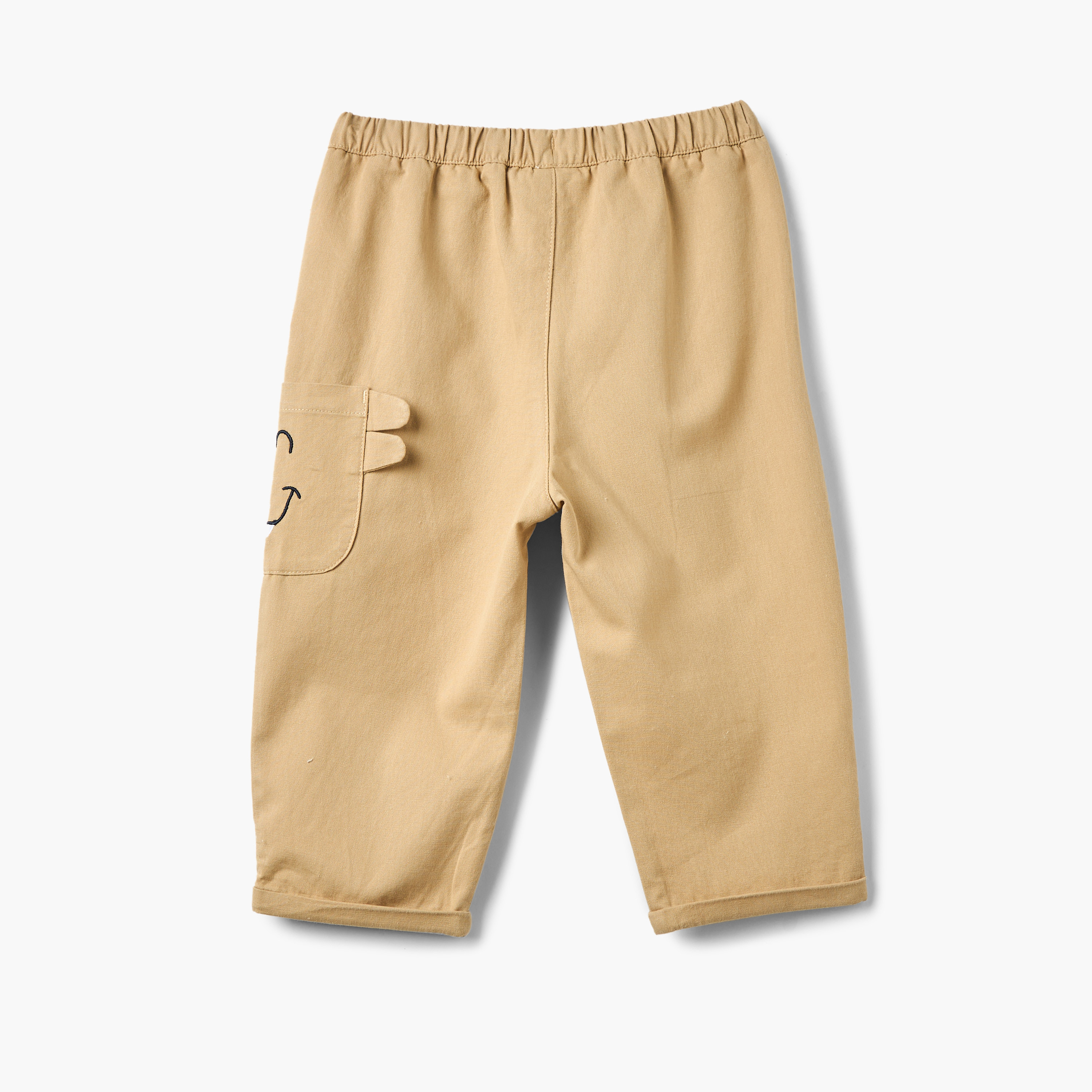 Juniors Textured Pants with Pocket and Drawstring Closure-baby-boys-clothing-bottoms-trousers-image-2