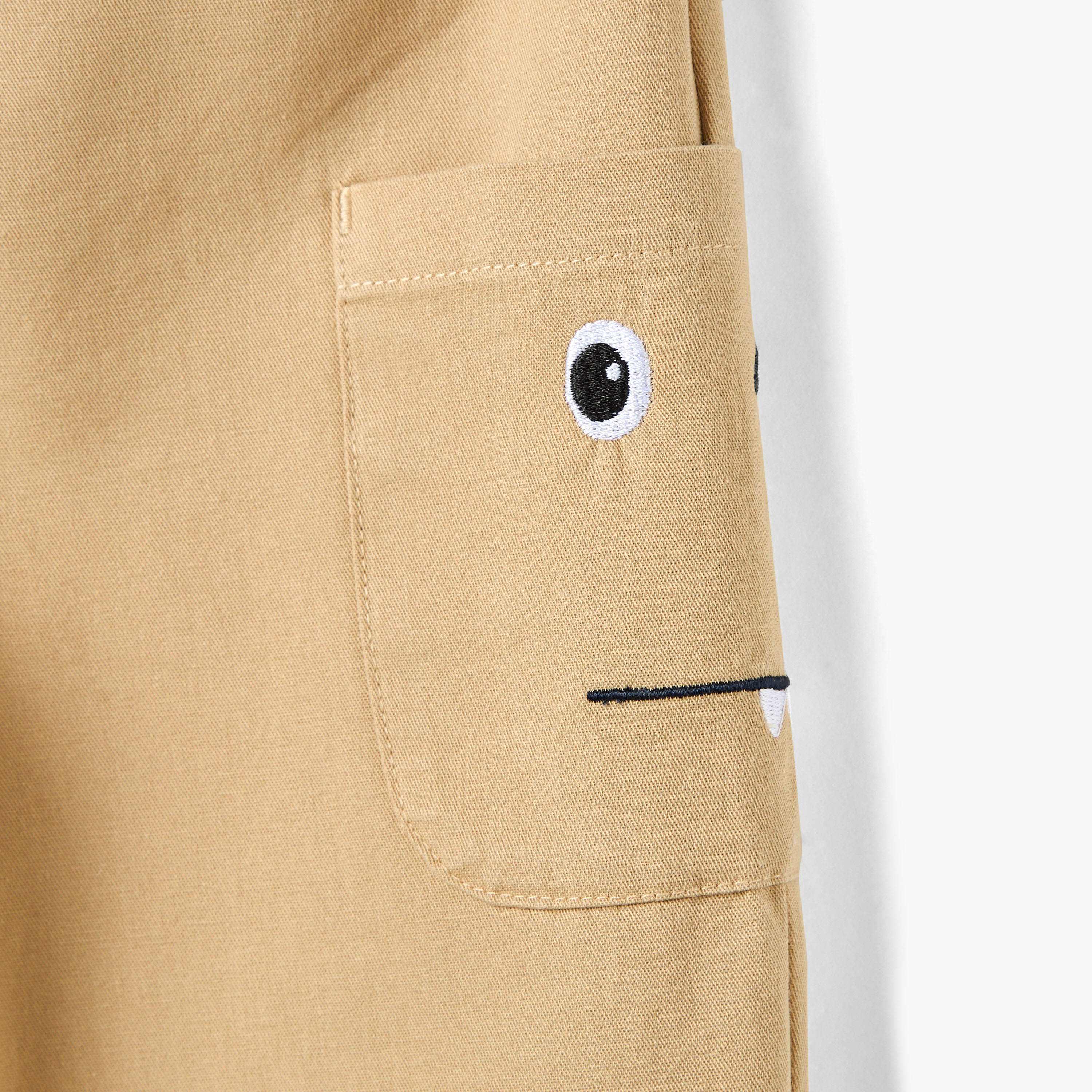 Juniors Textured Pants with Pocket and Drawstring Closure-baby-boys-clothing-bottoms-trousers-image-3