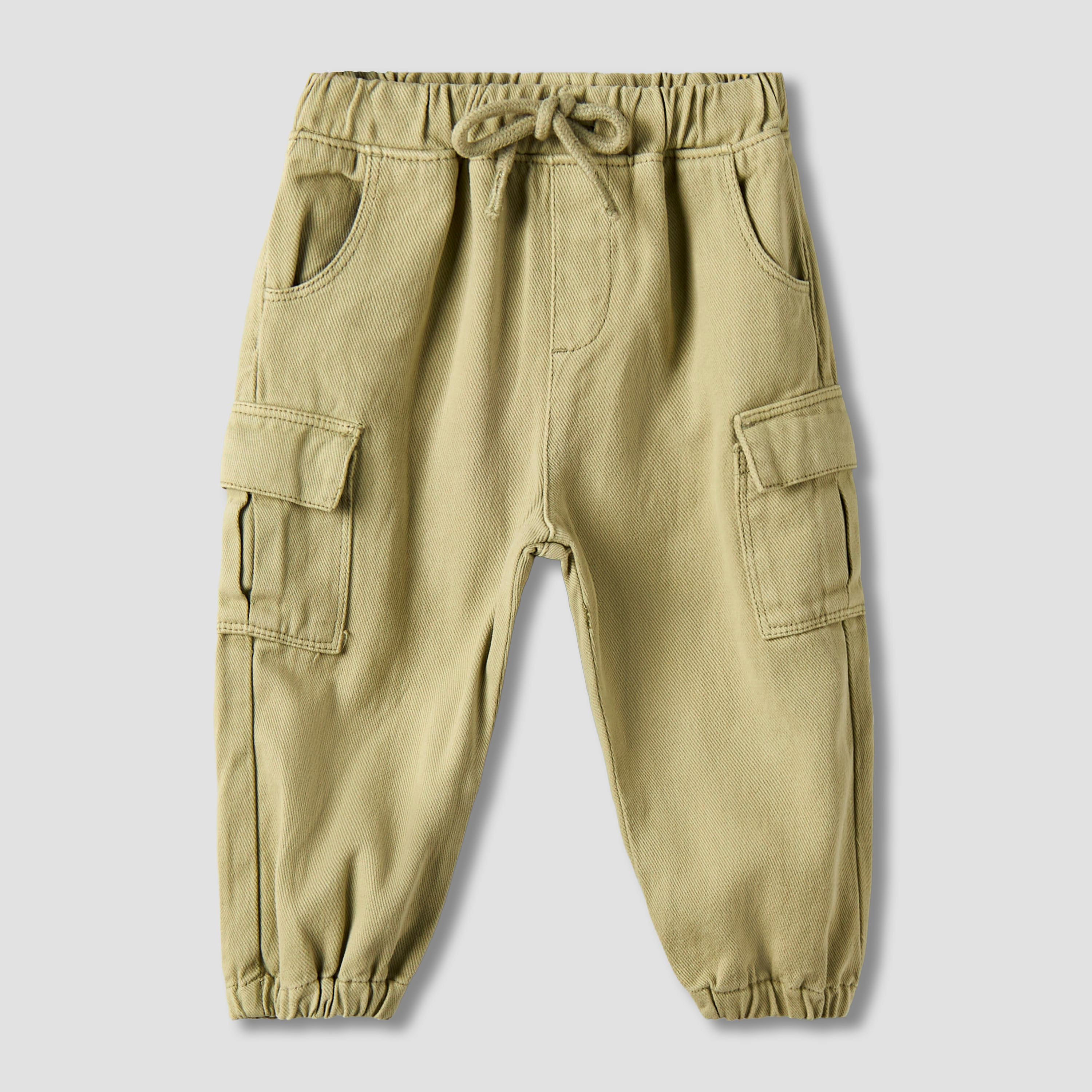 Juniors Joggers with Cargo Pockets, Drawstring Waistband-baby-boys-clothing-bottoms-joggersandtrackpants-image-2