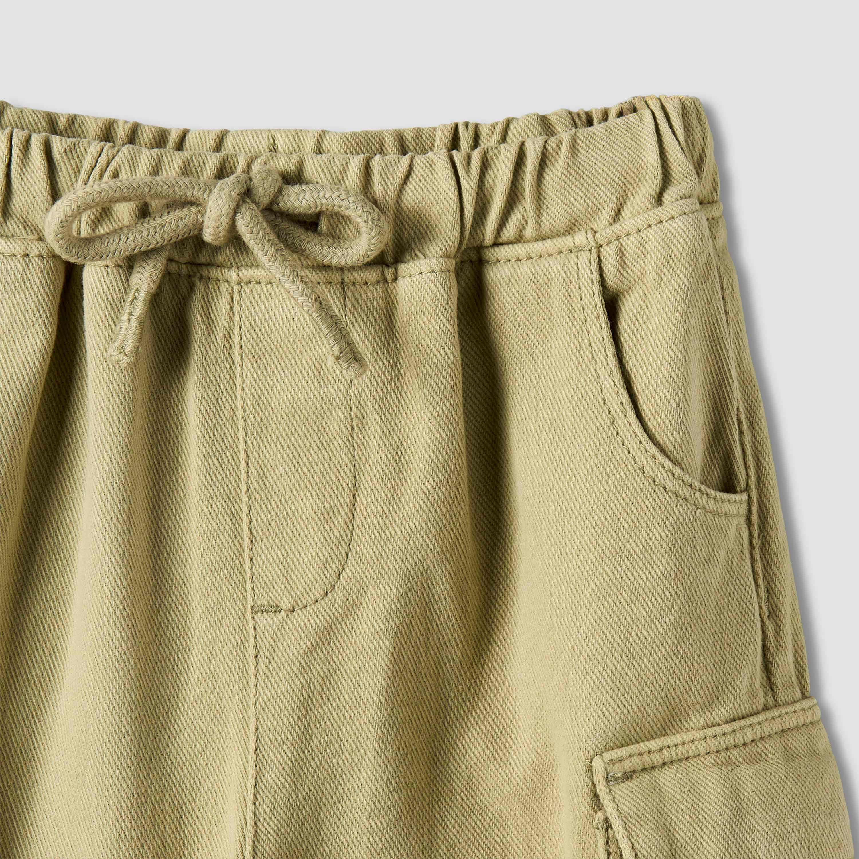 Juniors Joggers with Cargo Pockets, Drawstring Waistband-baby-boys-clothing-bottoms-joggersandtrackpants-image-4