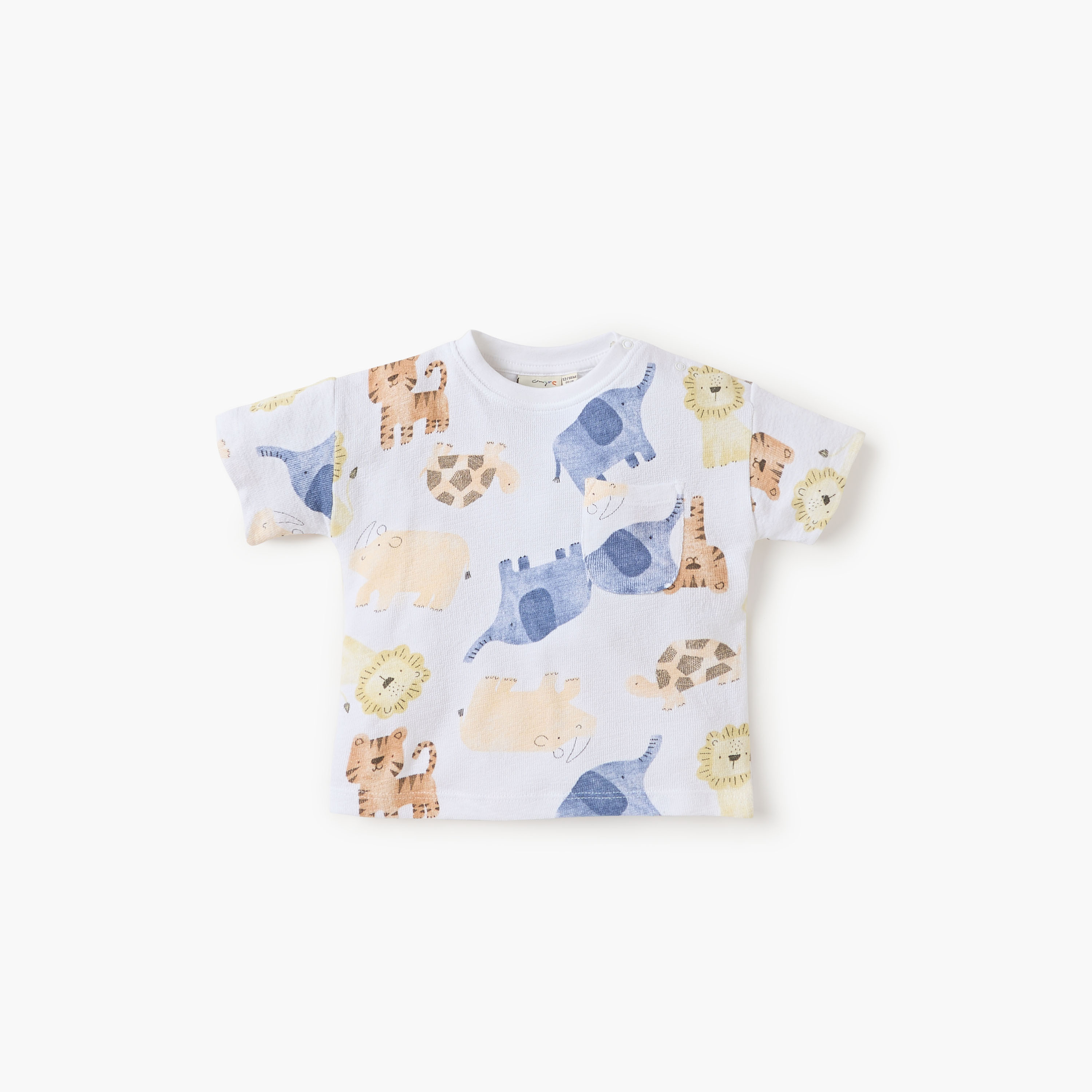 Juniors Animal Print T-shirt and Shorts Set-baby-boys-clothing-setsandcoords-image-2