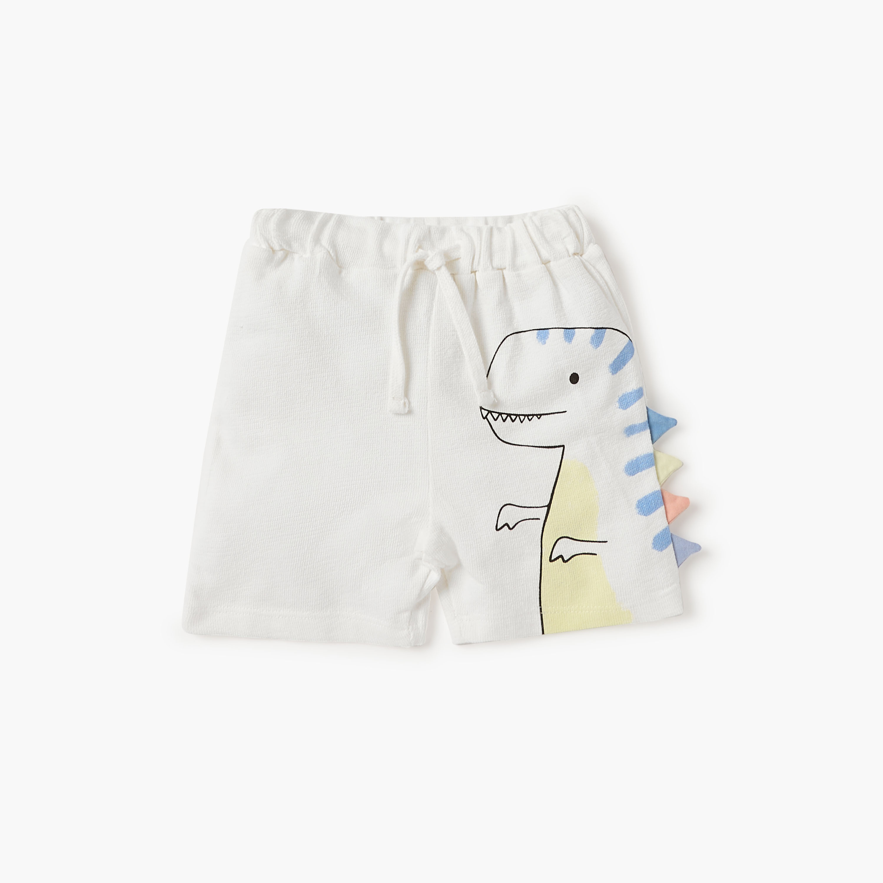 طقم شورت وتيشيرت بطبعات ديناصور من جونيورز-baby-boys-clothing-setsandcoords-image-3