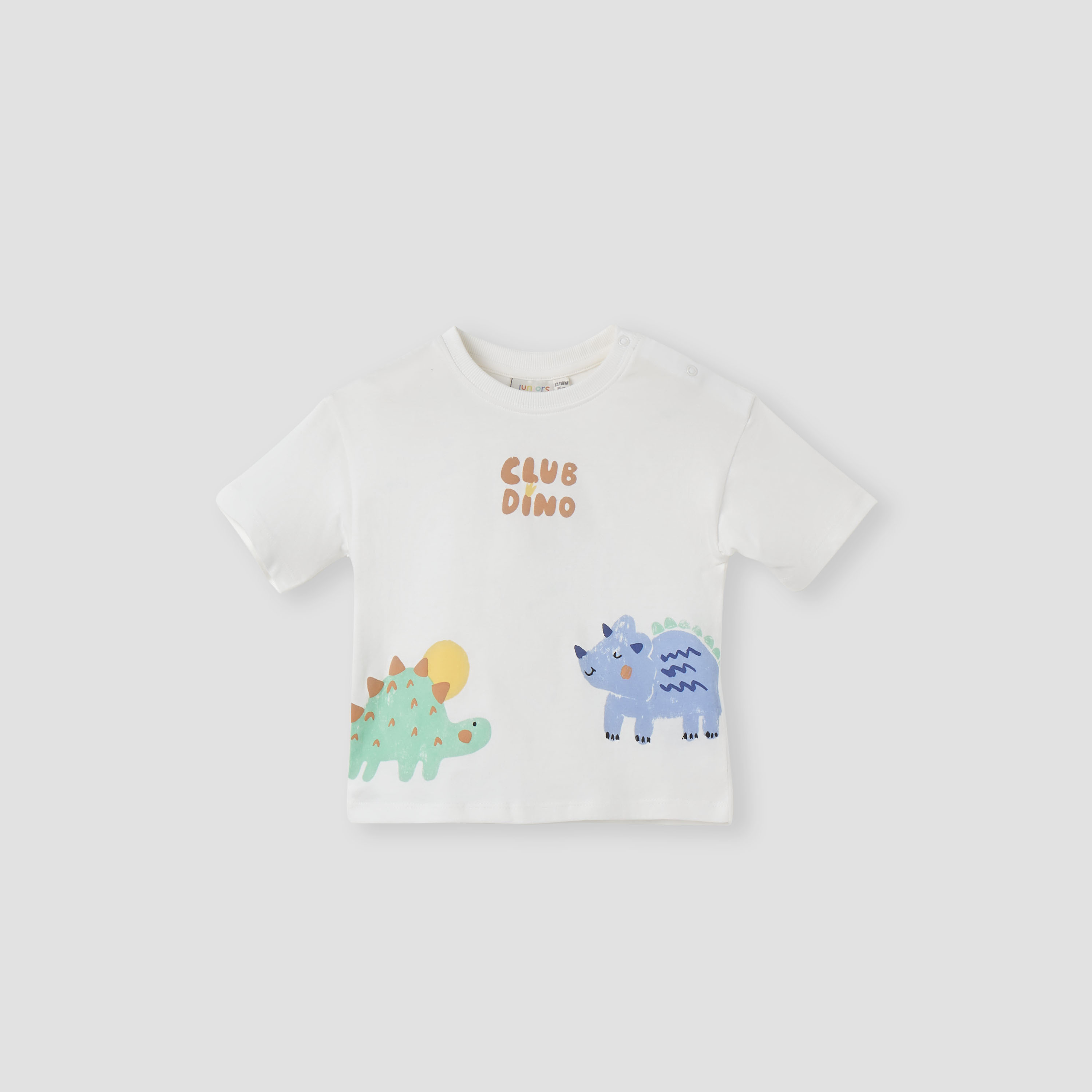 Juniors Dinosaur Print T-shirt and Shorts Set-baby-boys-clothing-setsandcoords-image-2