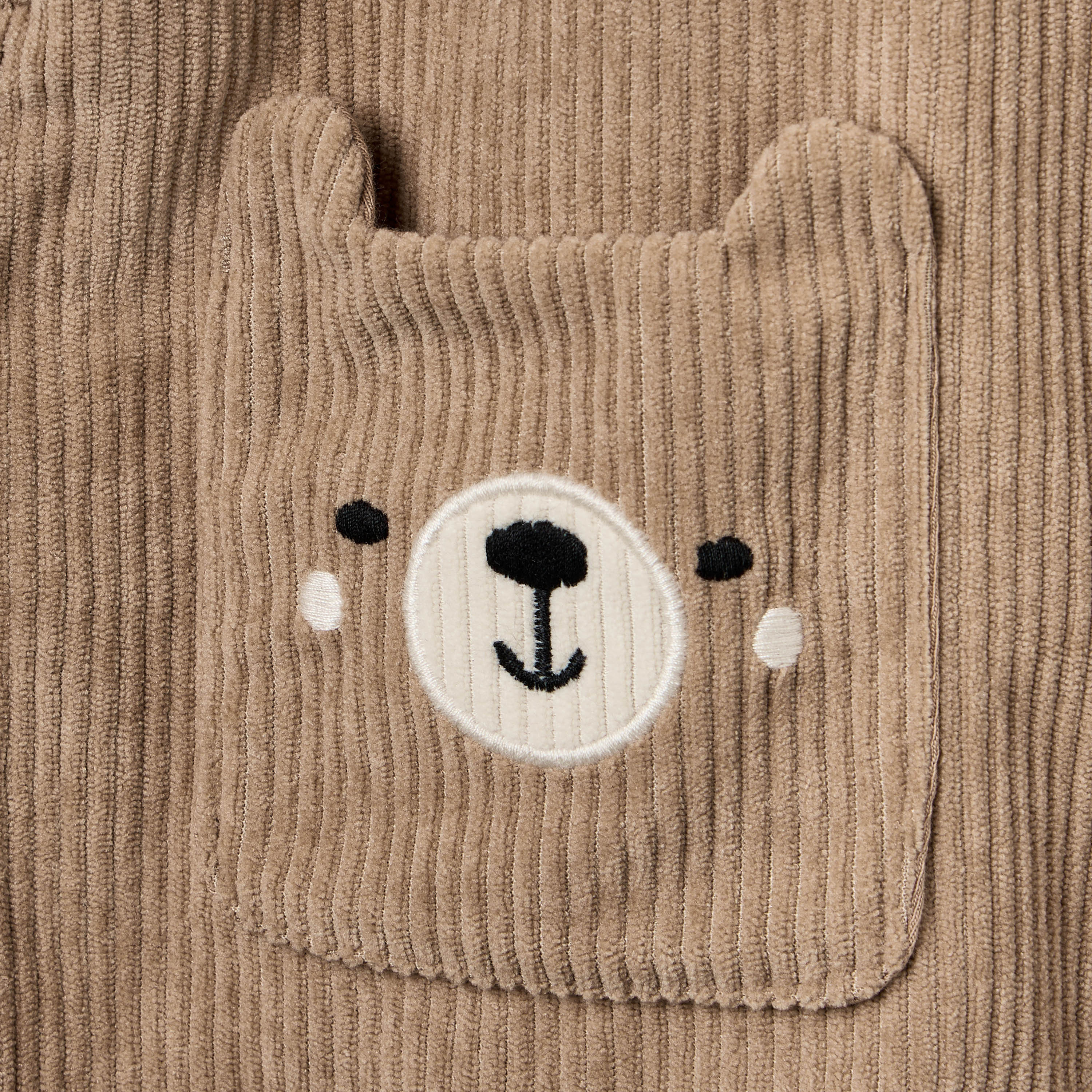 Juniors Bear Pocket Applique Dungaree and T-shirt Set-baby-boys-clothing-winterwear-setsandcoords-image-5