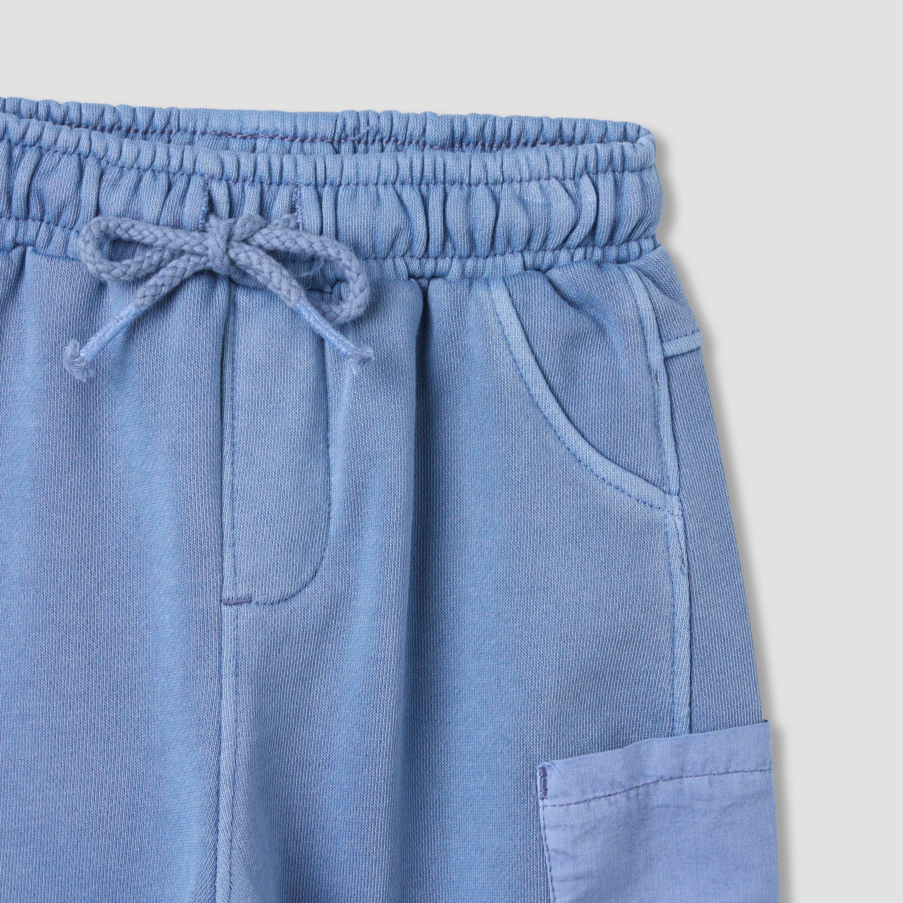 طقم سويت شيرت وبنطلون رياضي سادة من جونيورز-baby-boys-clothing-setsandcoords-image-3