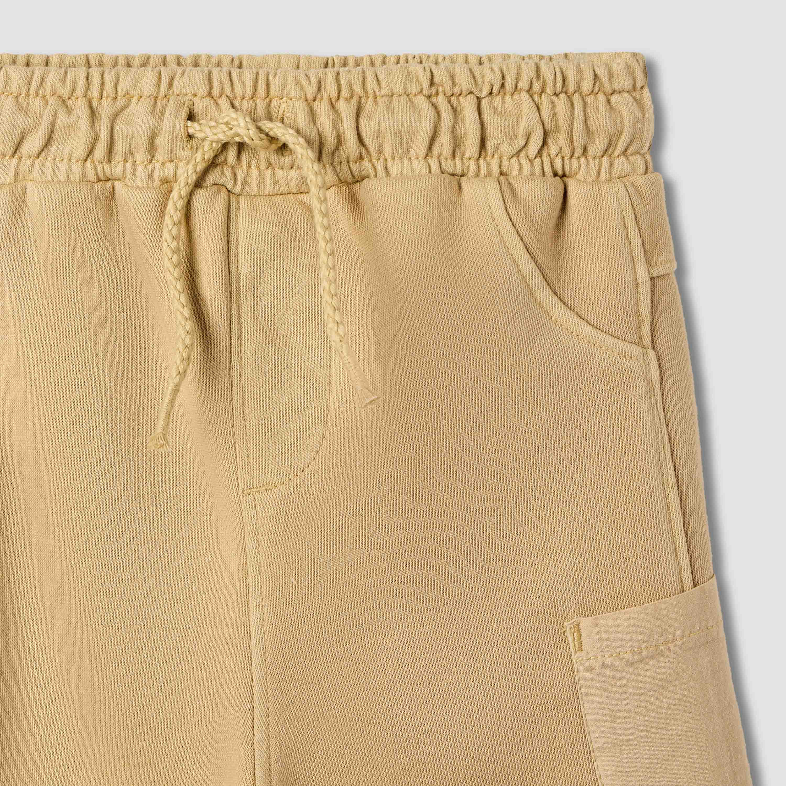 طقم بنطلون رياضي وسويت شيرت سادة بأكمام طويلة من جونيورز-baby-boys-clothing-setsandcoords-image-3