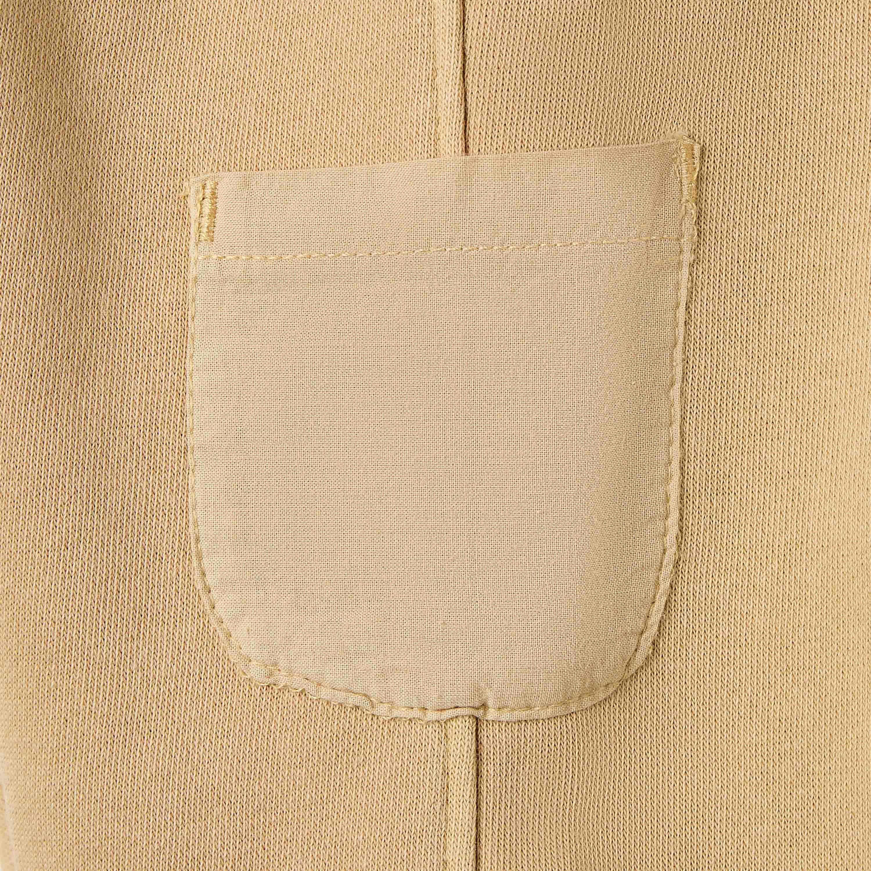 طقم بنطلون رياضي وسويت شيرت سادة بأكمام طويلة من جونيورز-baby-boys-clothing-setsandcoords-image-1