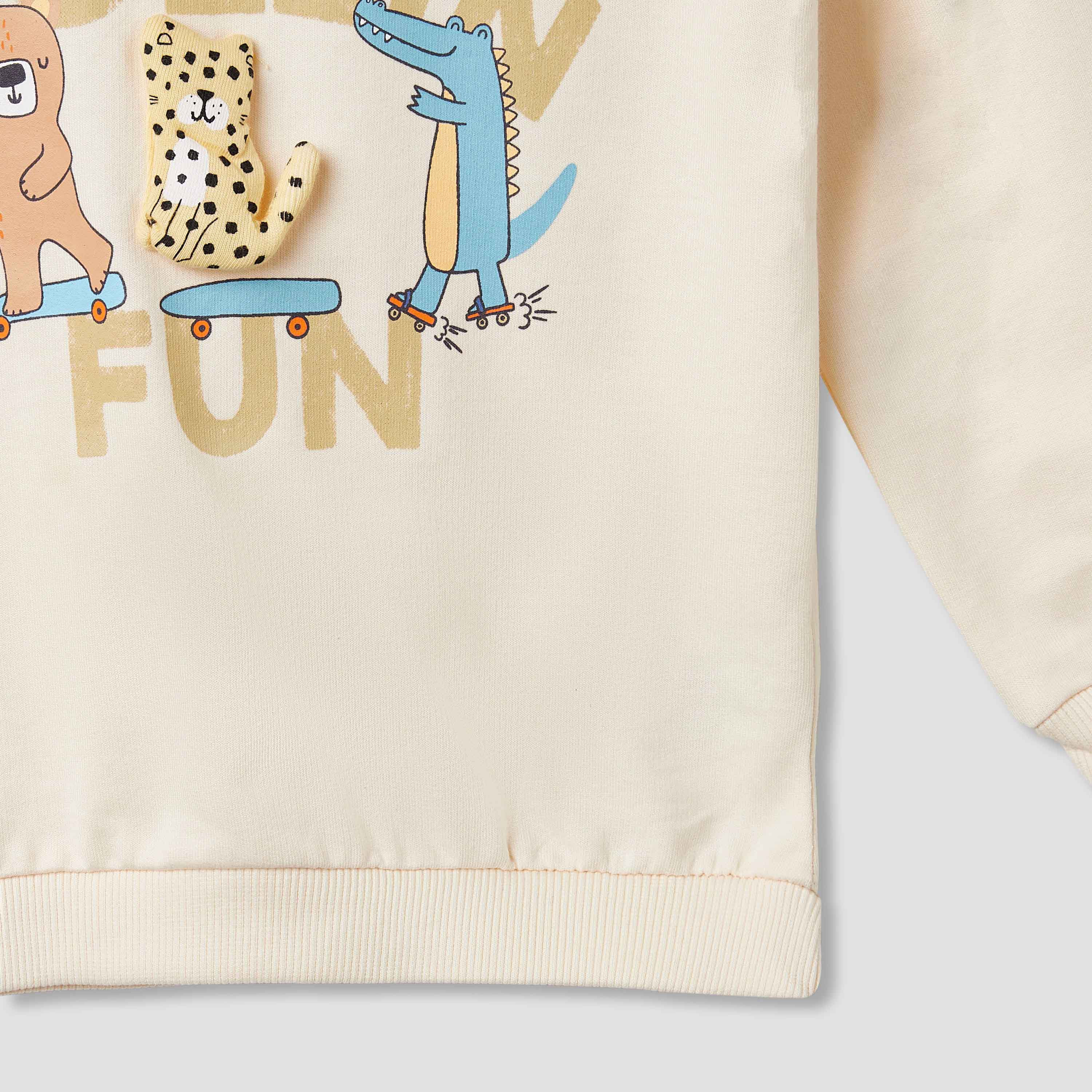 Juniors Animal Print Sweatshirt and Pants Set-baby-boys-clothing-winterwear-setsandcoords-image-5