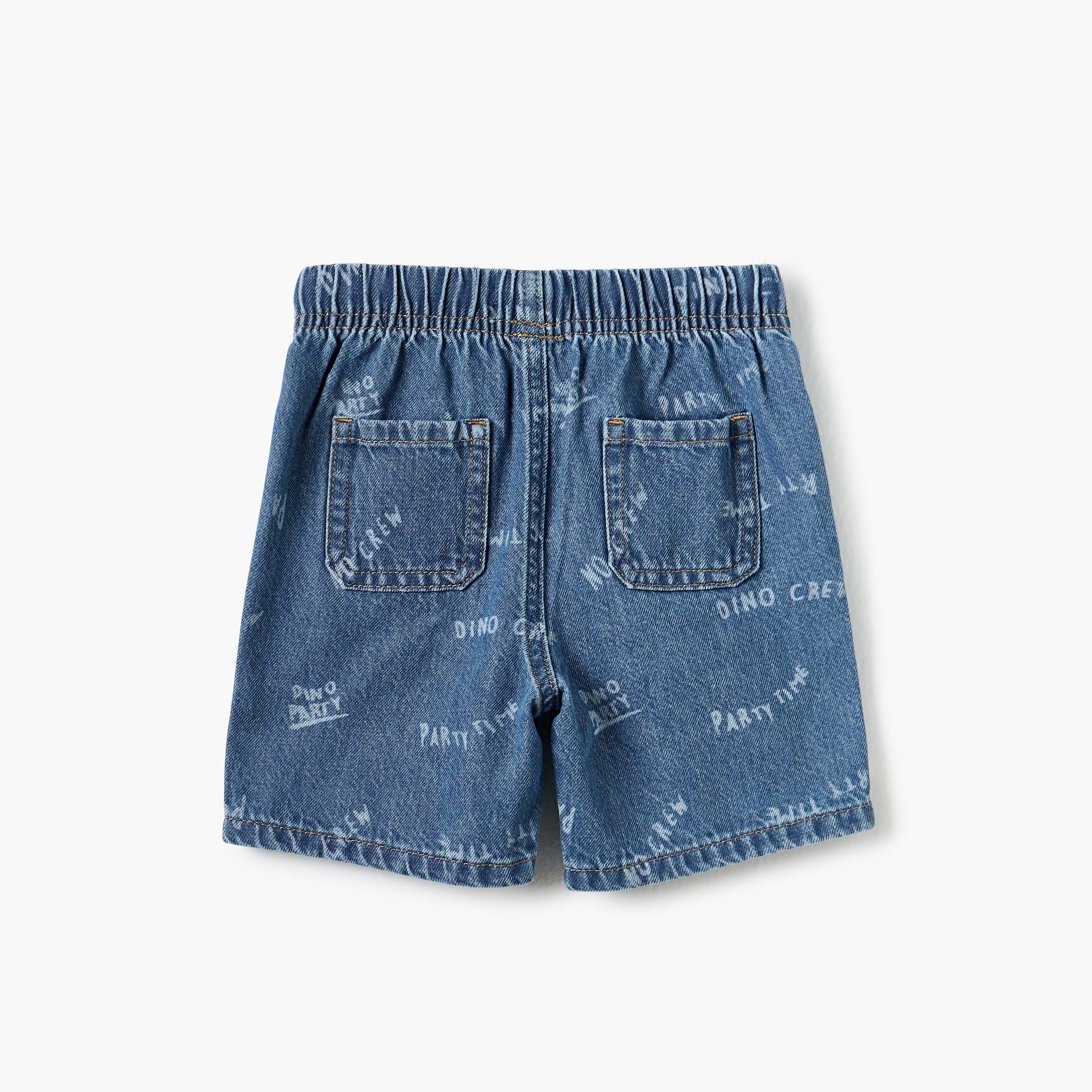 Juniors Boys' Regular Fit Denim Shorts-baby-boys-clothing-bottoms-shorts-image-2
