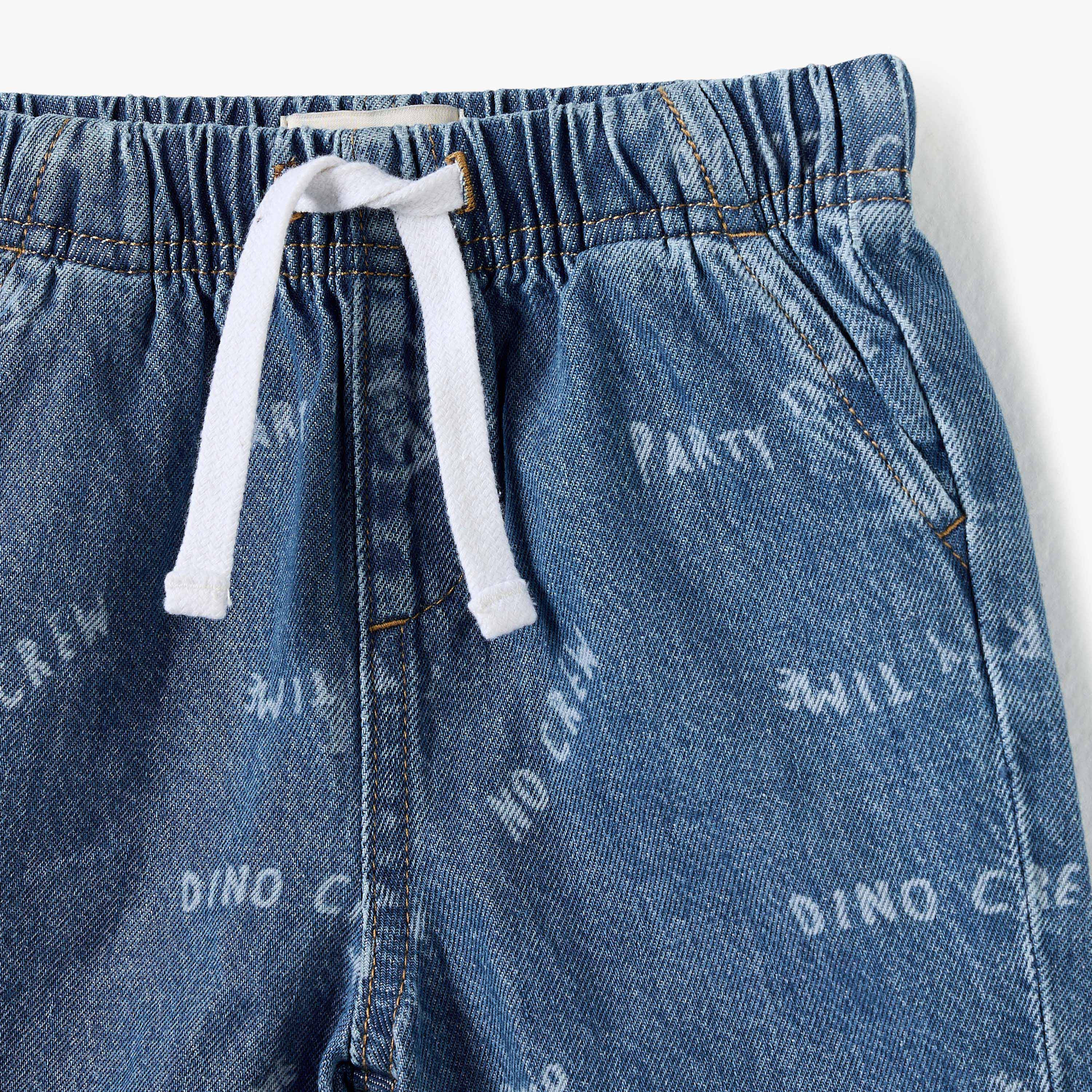 Juniors Boys' Regular Fit Denim Shorts-baby-boys-clothing-bottoms-shorts-image-3