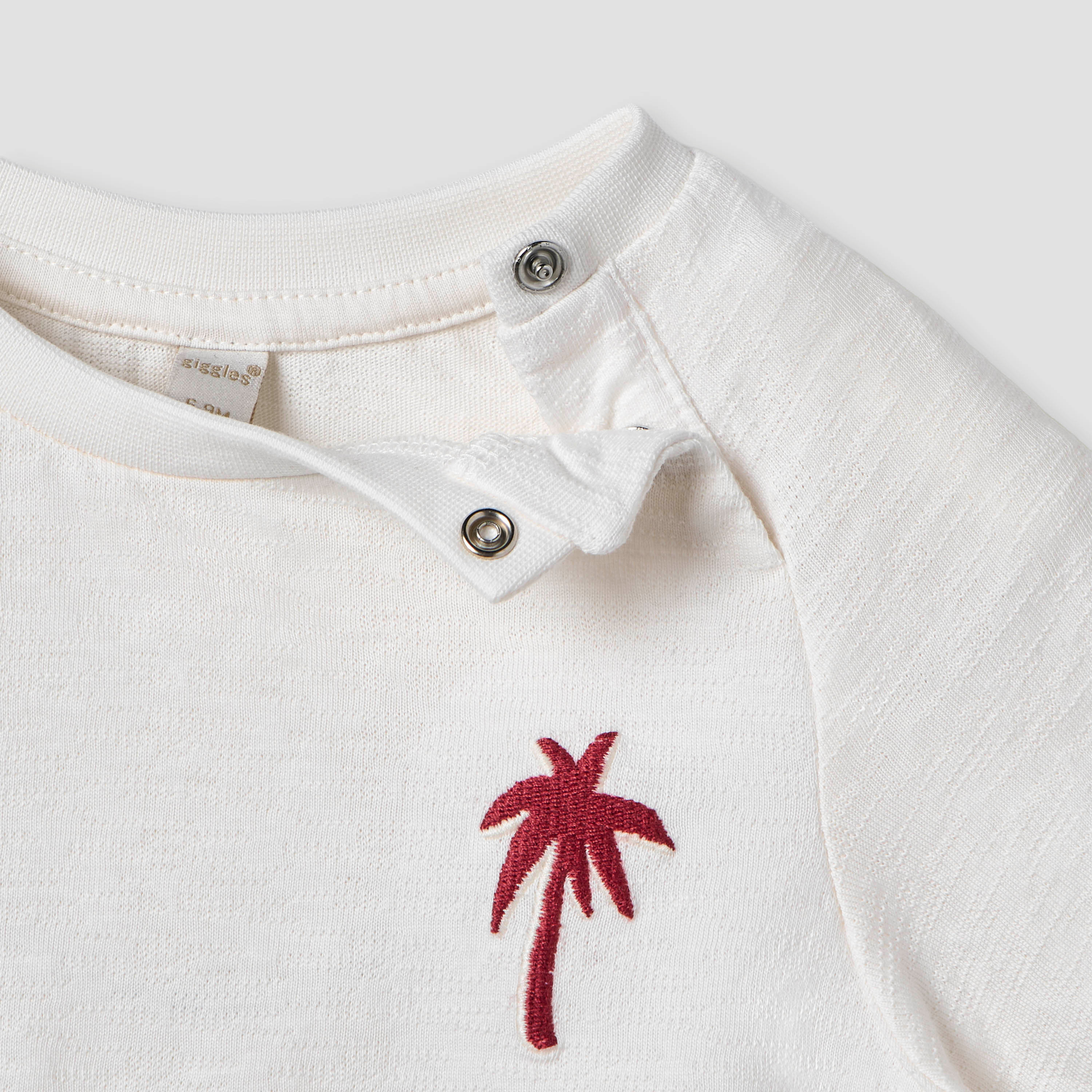 Giggles Tropical Print T-shirt with Short Sleeves-baby-boys-clothing-tshirtsandpolos-image-5