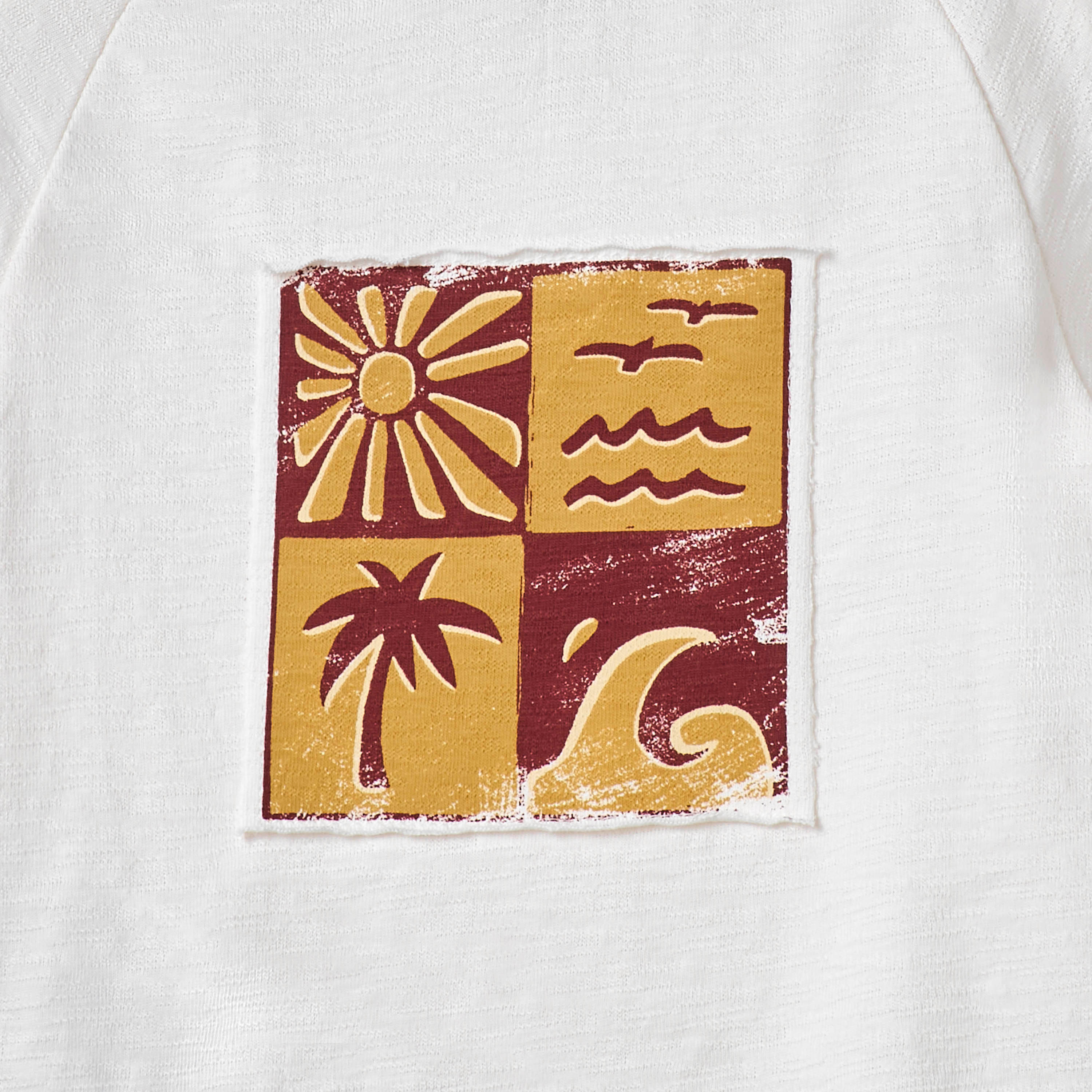 Giggles Tropical Print T-shirt with Short Sleeves-baby-boys-clothing-tshirtsandpolos-image-6