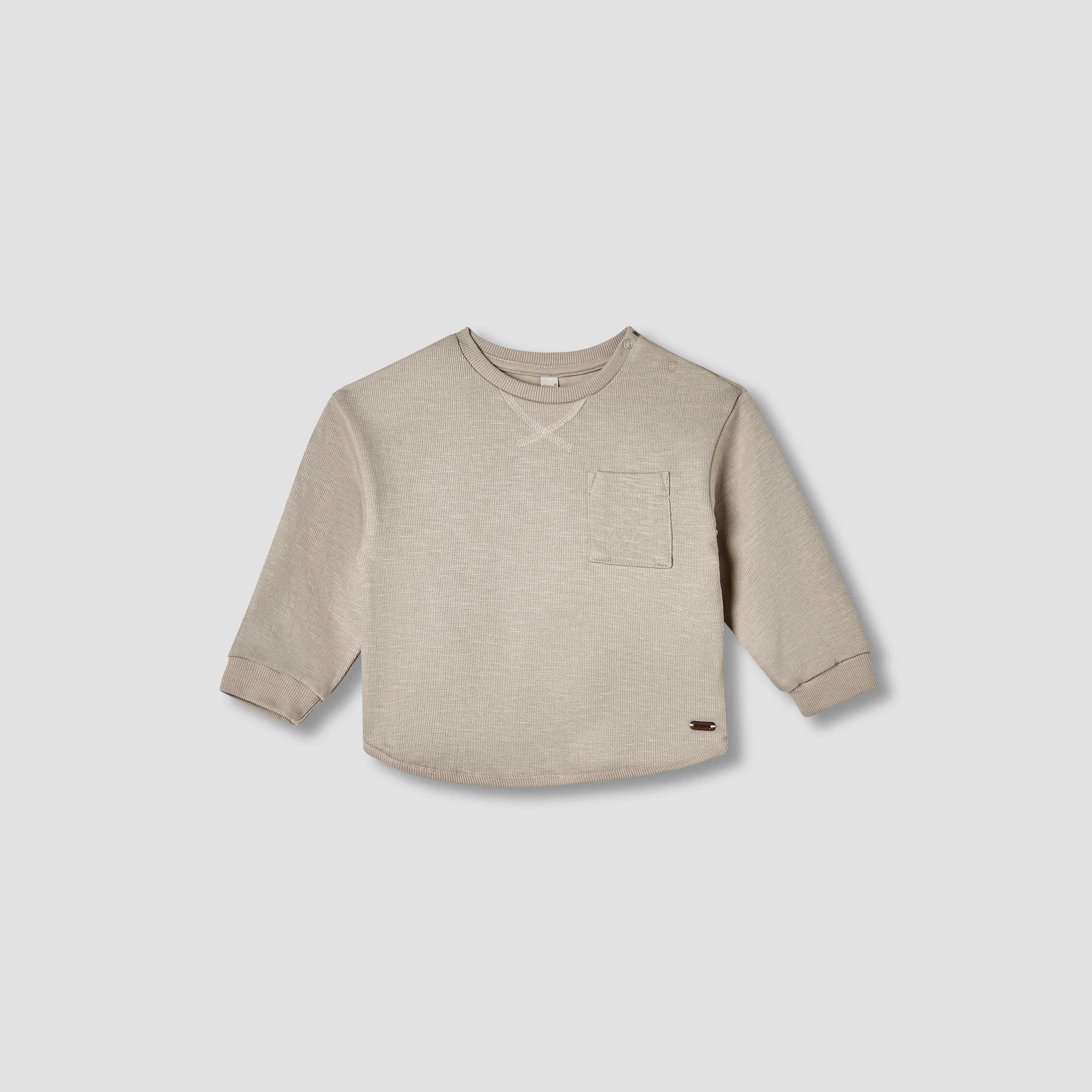 Giggles Textured T-shirt with Pocket-baby-boys-clothing-tshirtsandpolos-image-1