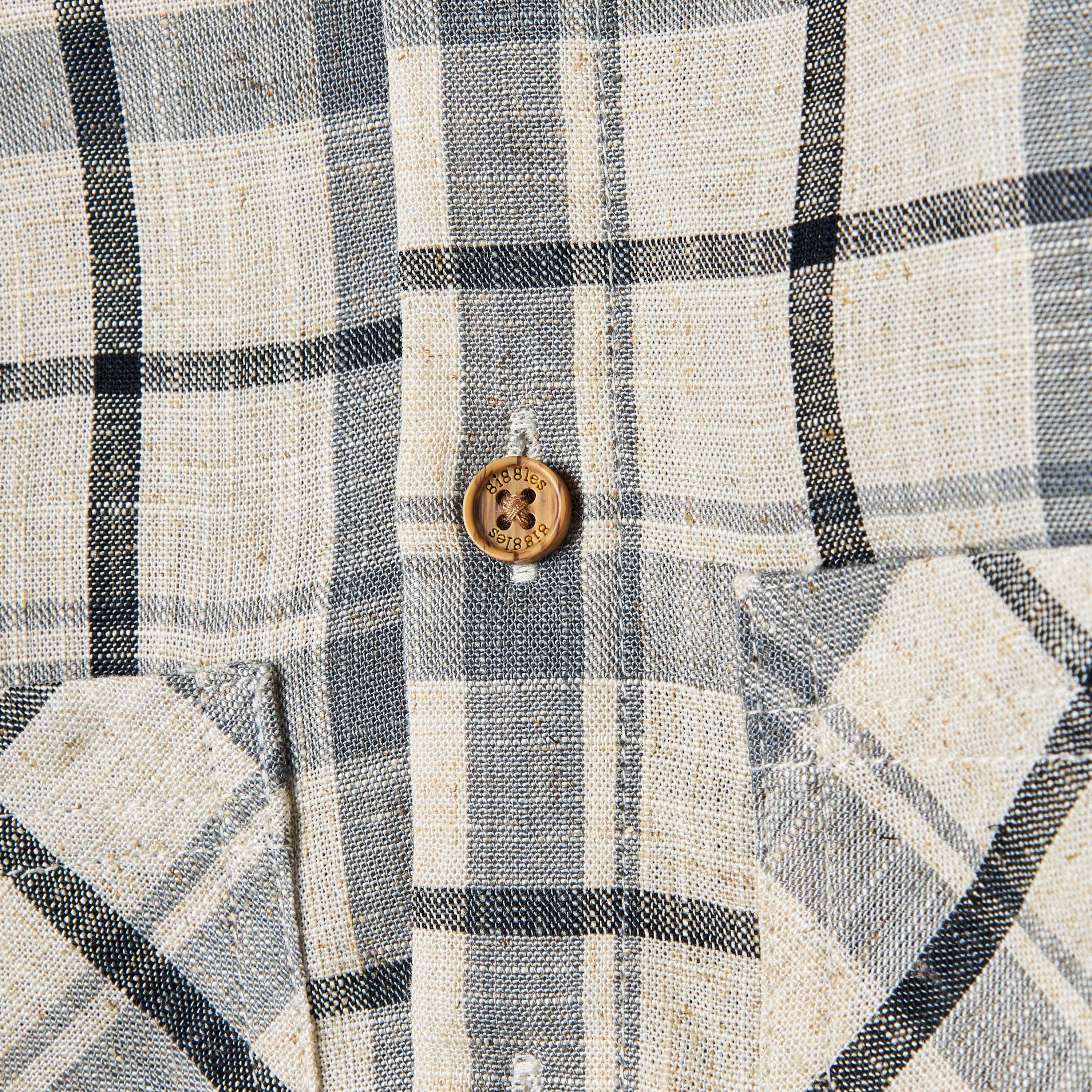 Giggles Checked Collared Shirt with Pocket-baby-boys-clothing-tshirtsandpolos-image-5