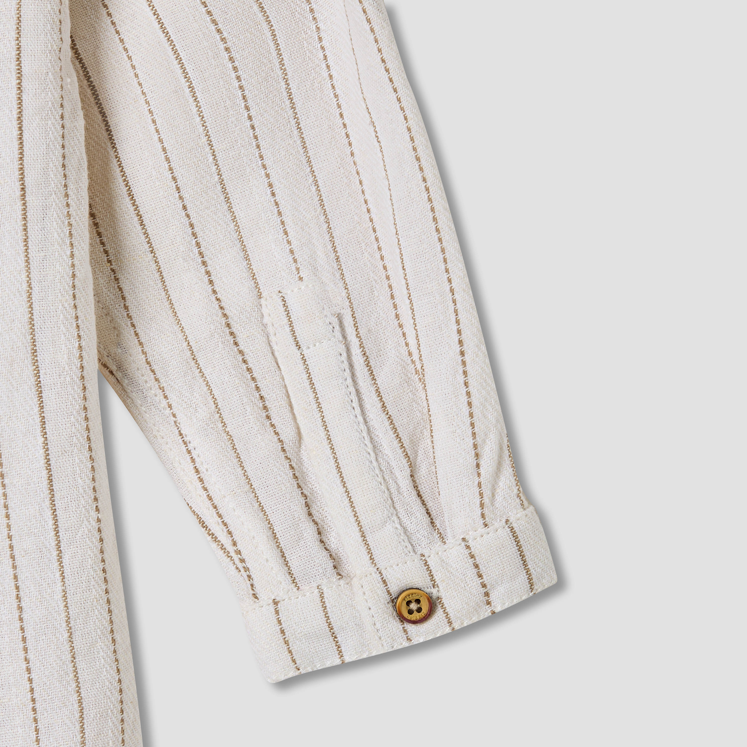 قميص مخطط بقبعة وأكمام طويلة من جيجلز-baby-boys-clothing-shirts-image-2