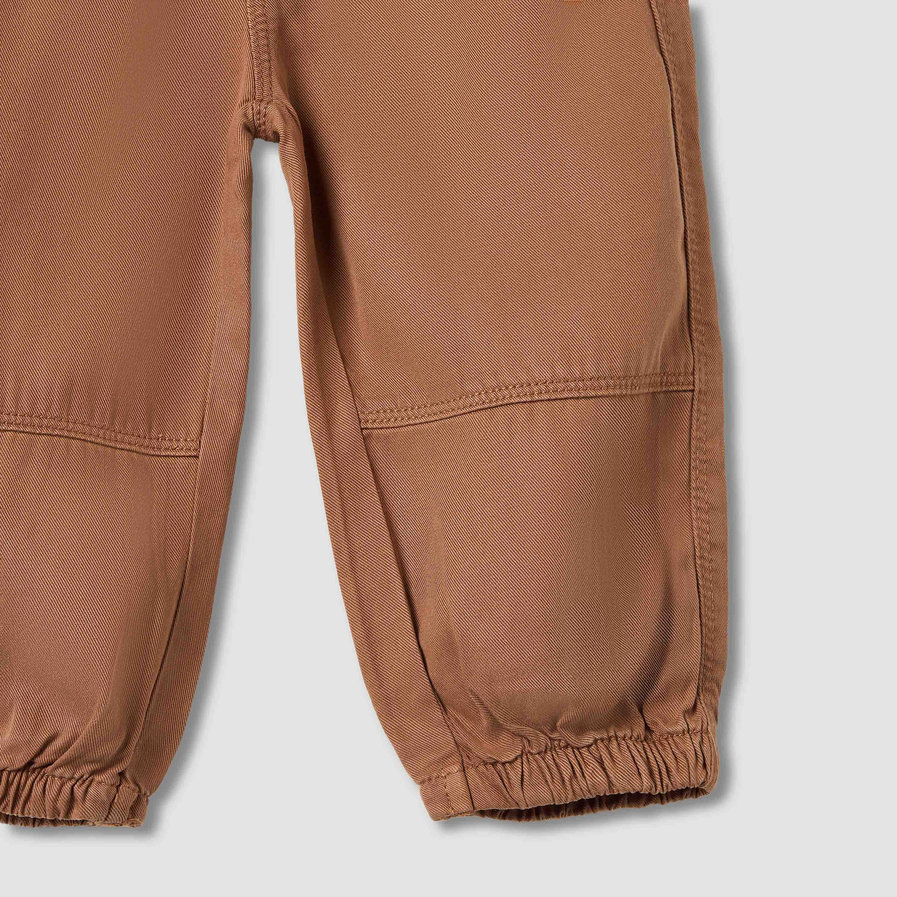 Giggles Solid Cargo Joggers with Pockets-baby-boys-clothing-bottoms-joggersandtrackpants-image-4