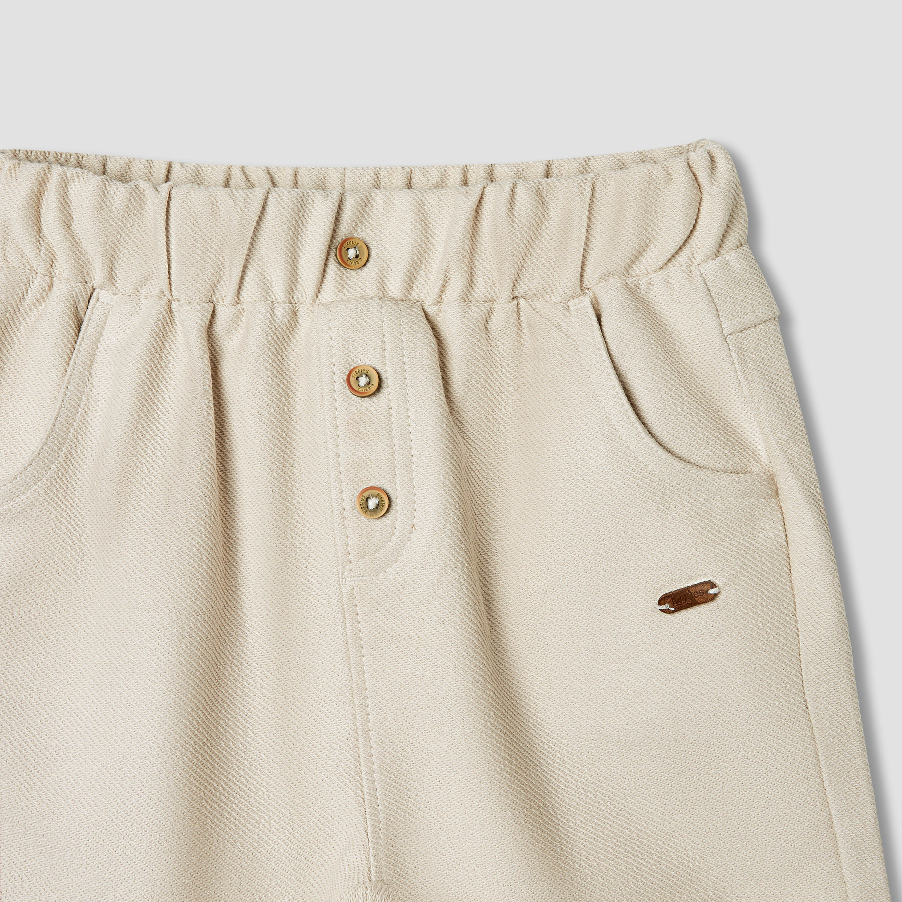 Giggles Solid Pants with Elasticated Waistband-baby-boys-clothing-bottoms-trousers-image-3