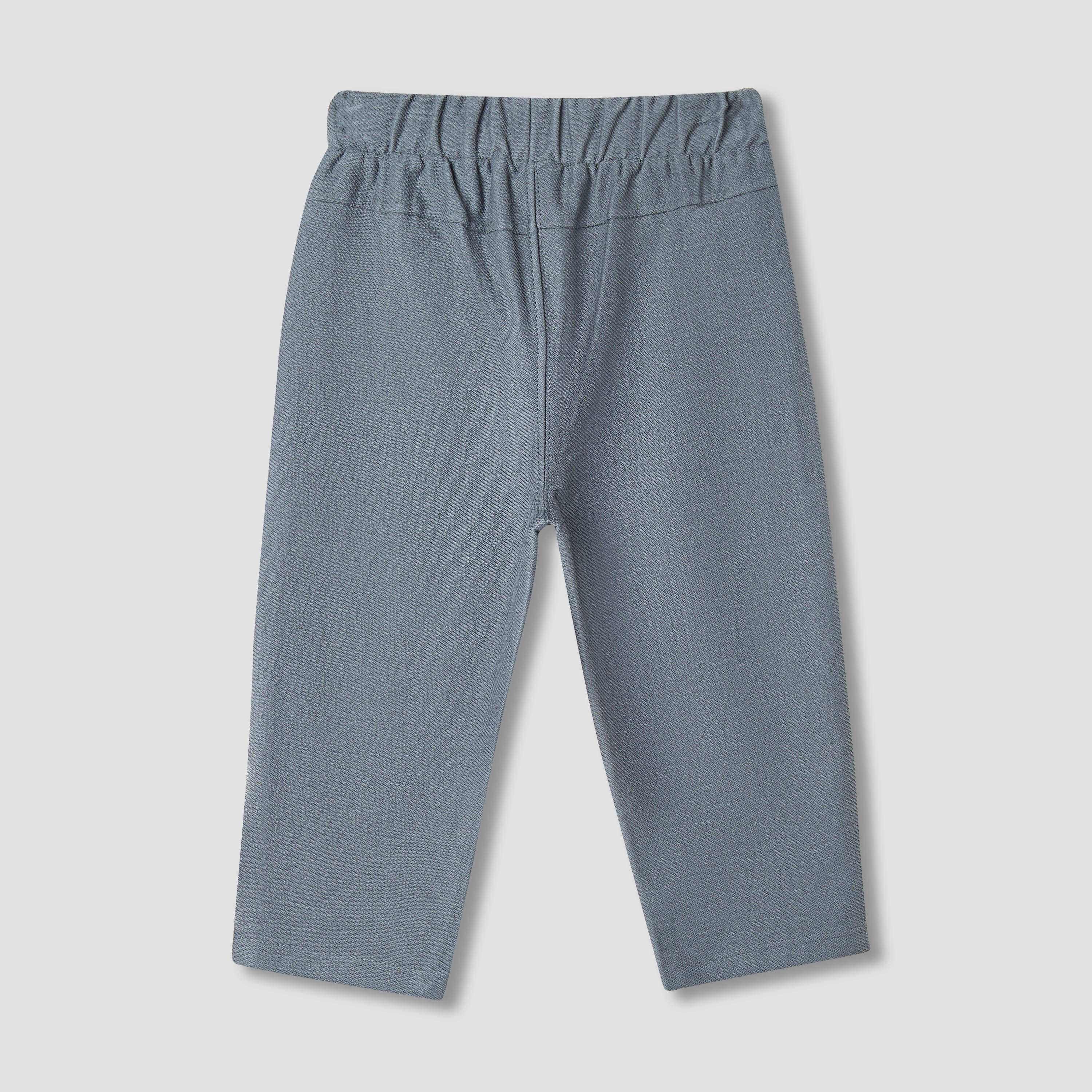 Giggles Solid Pants with Elasticated Waistband-baby-boys-clothing-bottoms-trousers-image-2