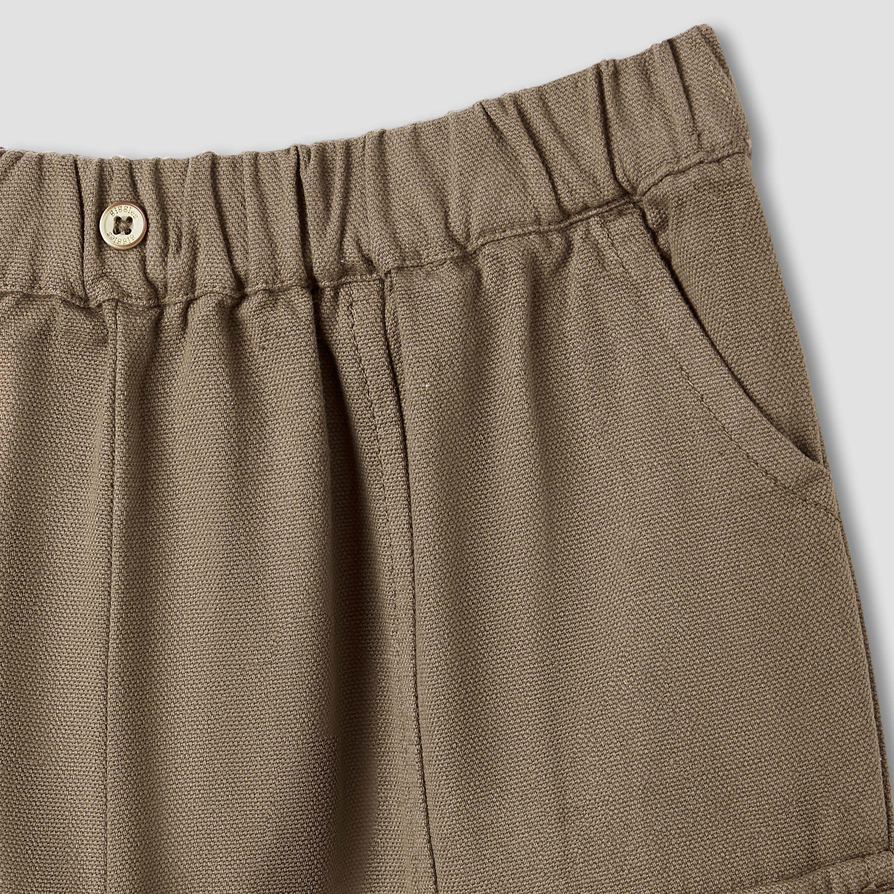 بنطلون سادة بجيوب وزر إغلاق من جيجلز-baby-boys-clothing-bottoms-trousers-image-3