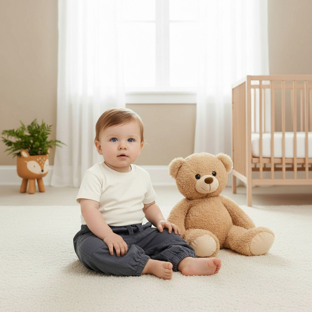 Giggles Solid Cargo Joggers with Pockets-baby-boys-clothing-bottoms-joggersandtrackpants-image-5