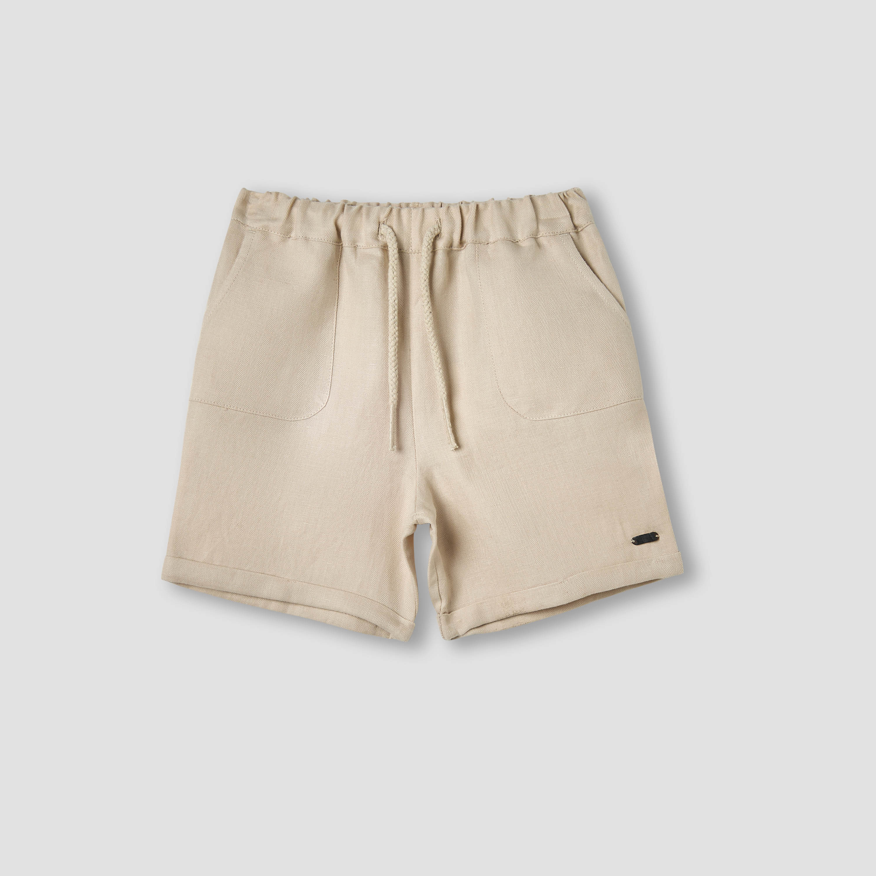 Giggles Solid Shorts with Drawstring Closure-baby-boys-clothing-bottoms-shorts-image-1