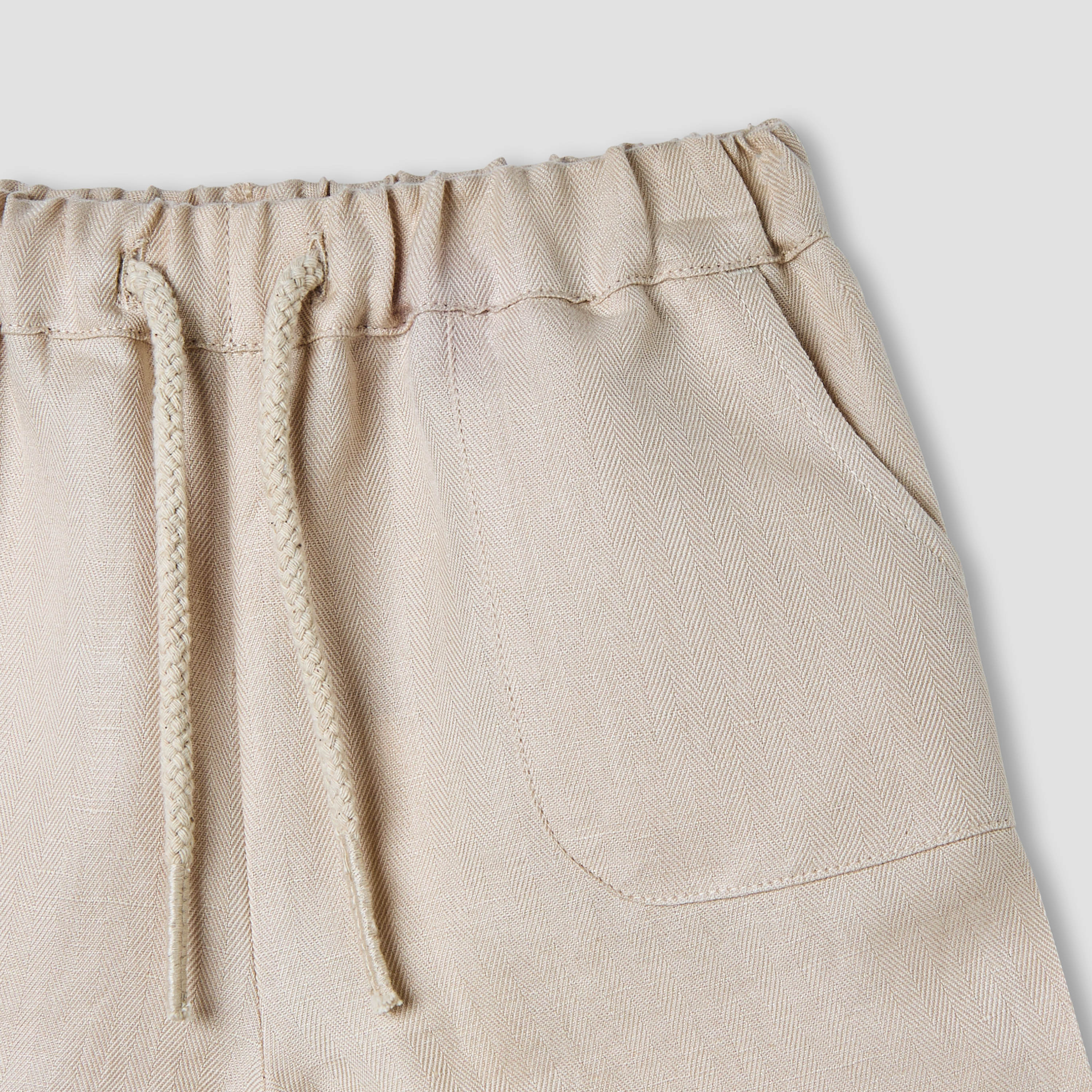 Giggles Solid Shorts with Drawstring Closure-baby-boys-clothing-bottoms-shorts-image-3