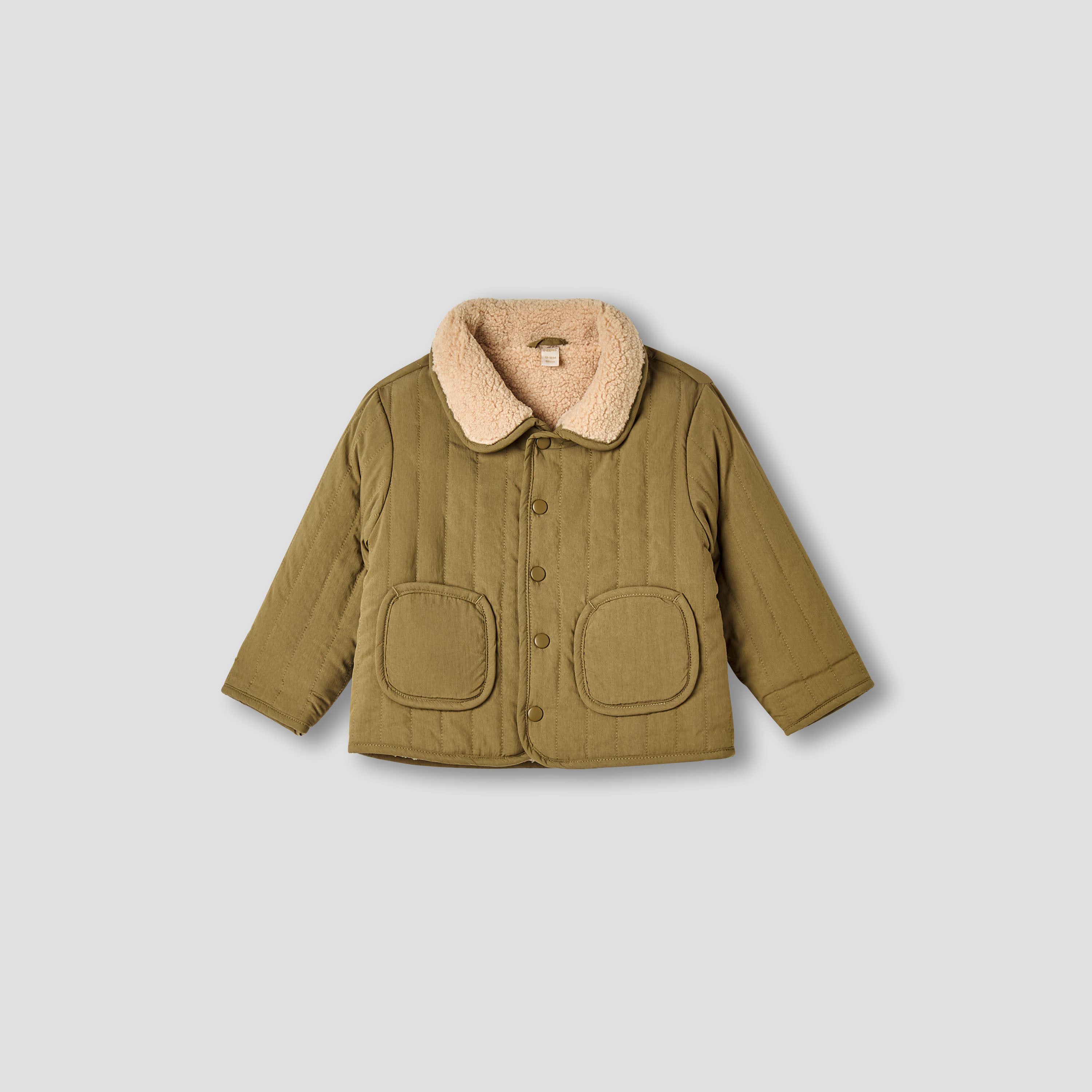 Giggles Quilted Jacket with Long Sleeves-baby-boys-clothing-jacketsandblazers-image-1