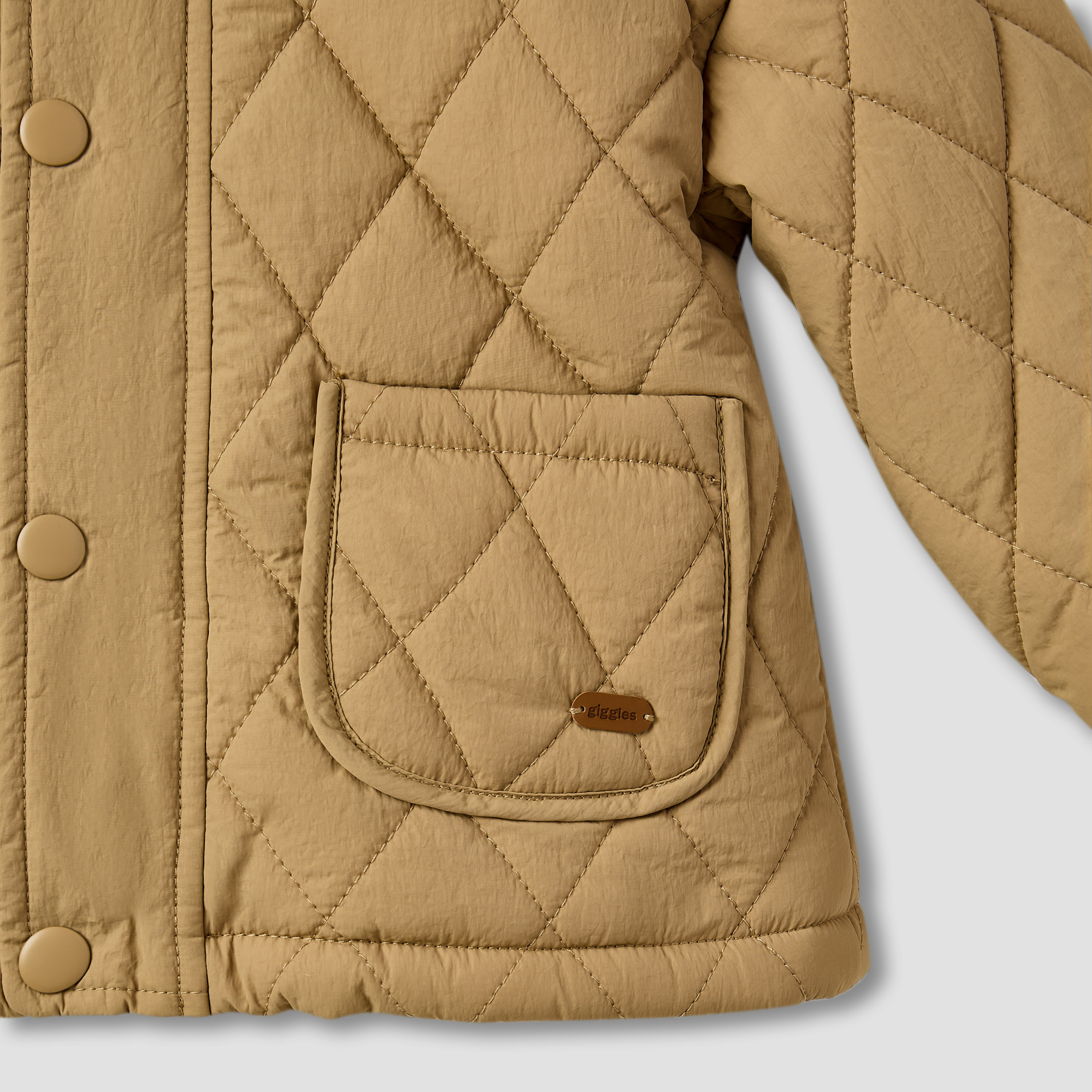 Giggles Quilted Heavy Jacket with Hood and Long Sleeves-baby-boys-clothing-jacketsandblazers-image-4