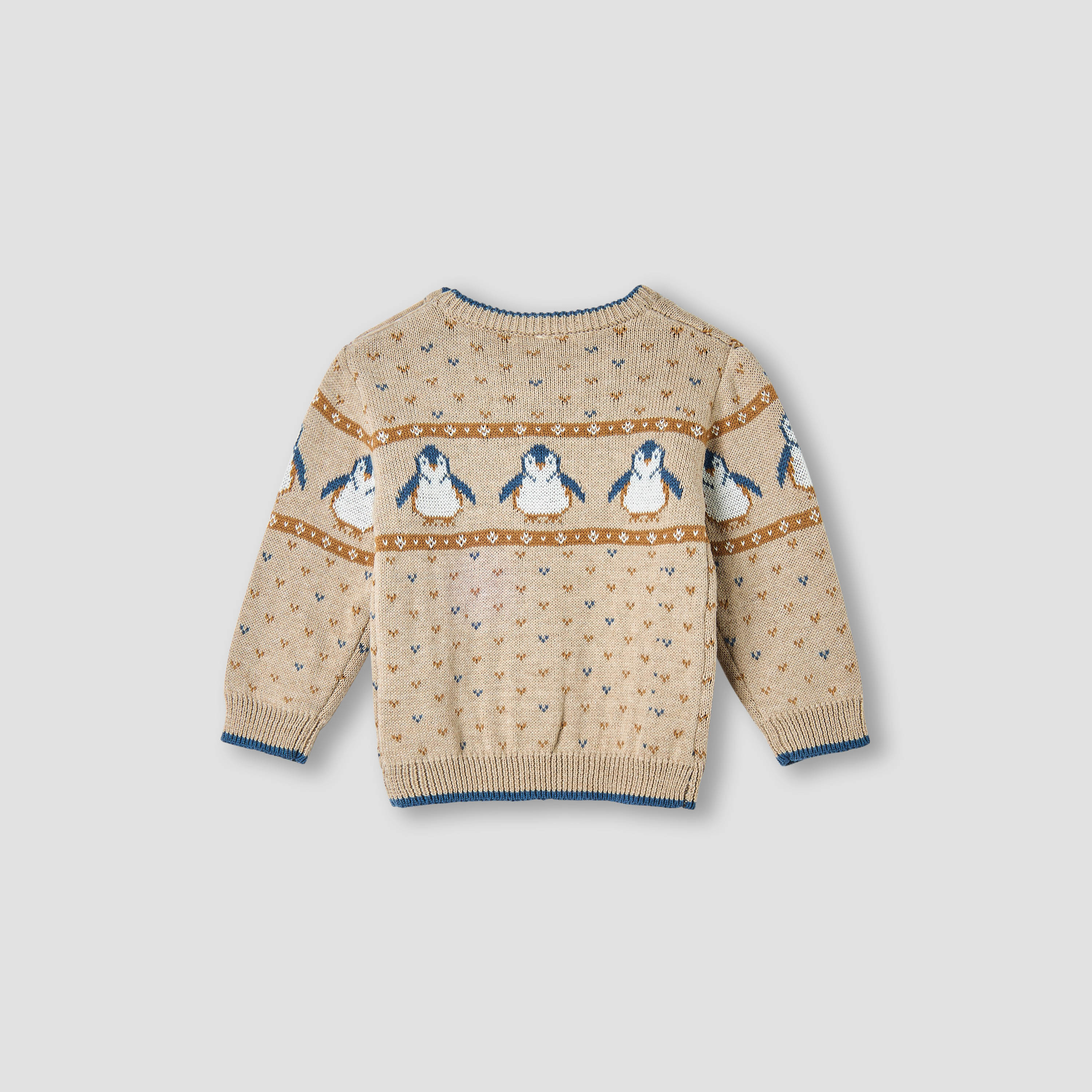 Giggles Textured Pullover with Long Sleeves-baby-boys-clothing-jumpersandcardigans-image-3