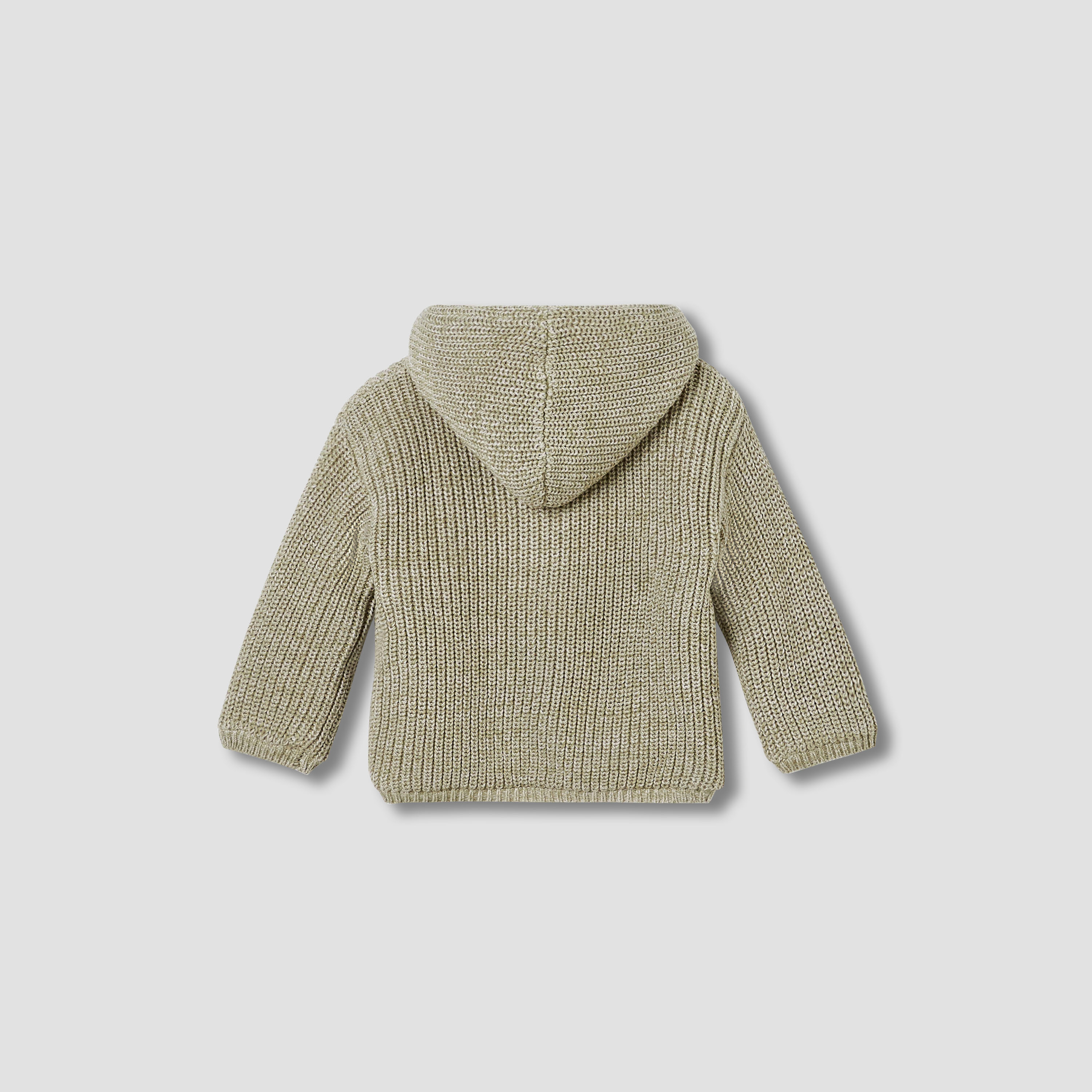 Giggles Knit Textured Hooded Cardigan with Long Sleeves-baby-boys-clothing-jumpersandcardigans-image-2